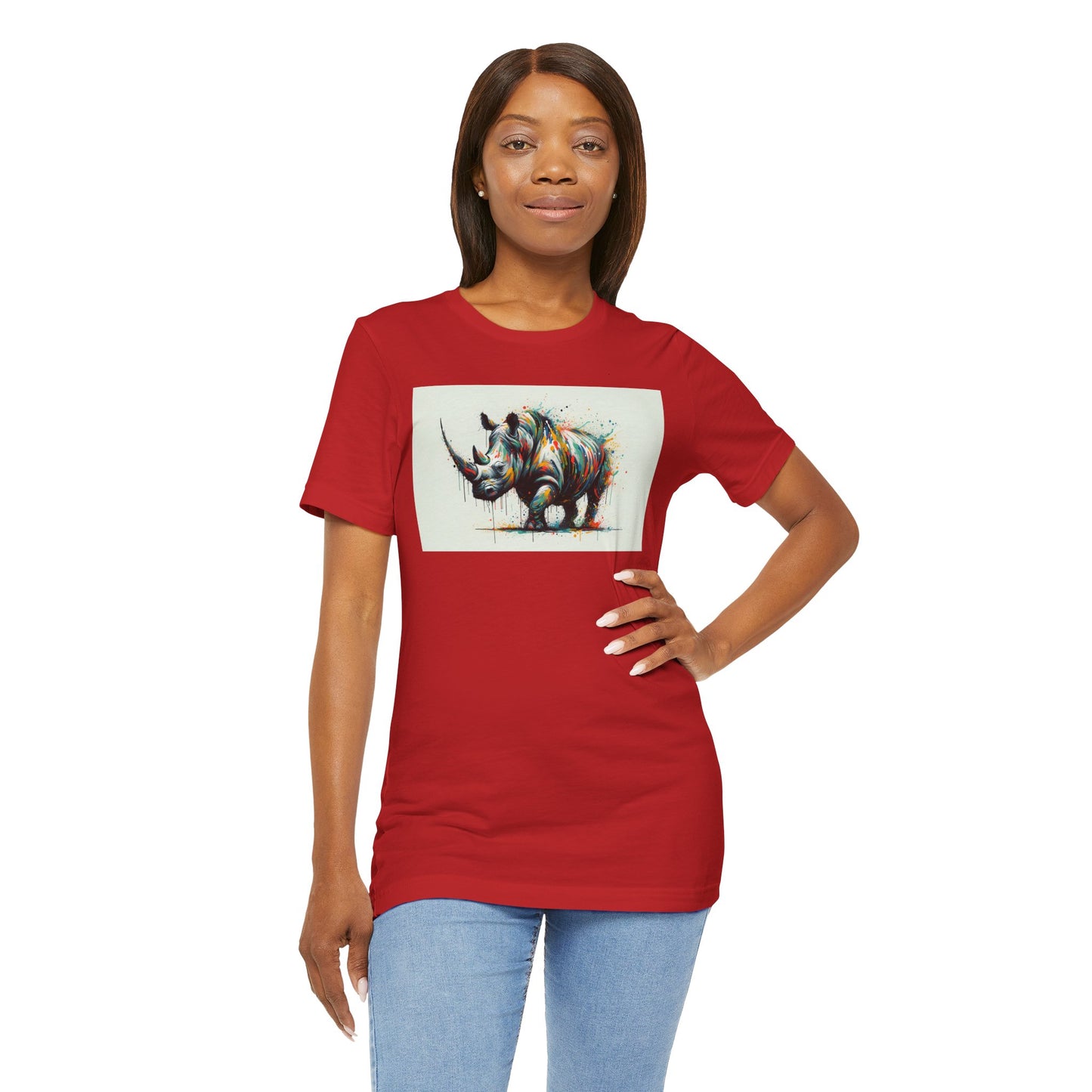 2. Black Rhino From Endangered Species Collection - Unisex T-shirt