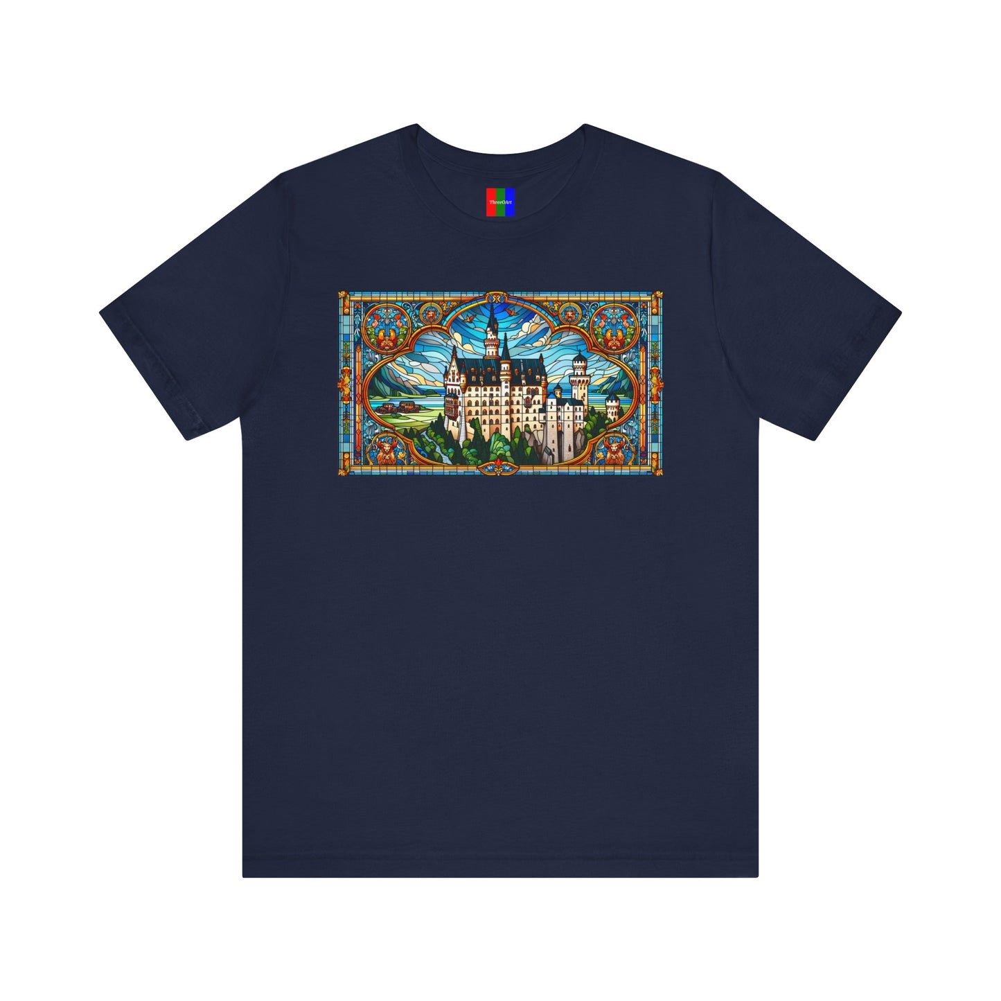 1. Neuschwanstein Castle Germany from Landmarks Collection - Unisex T-shirt