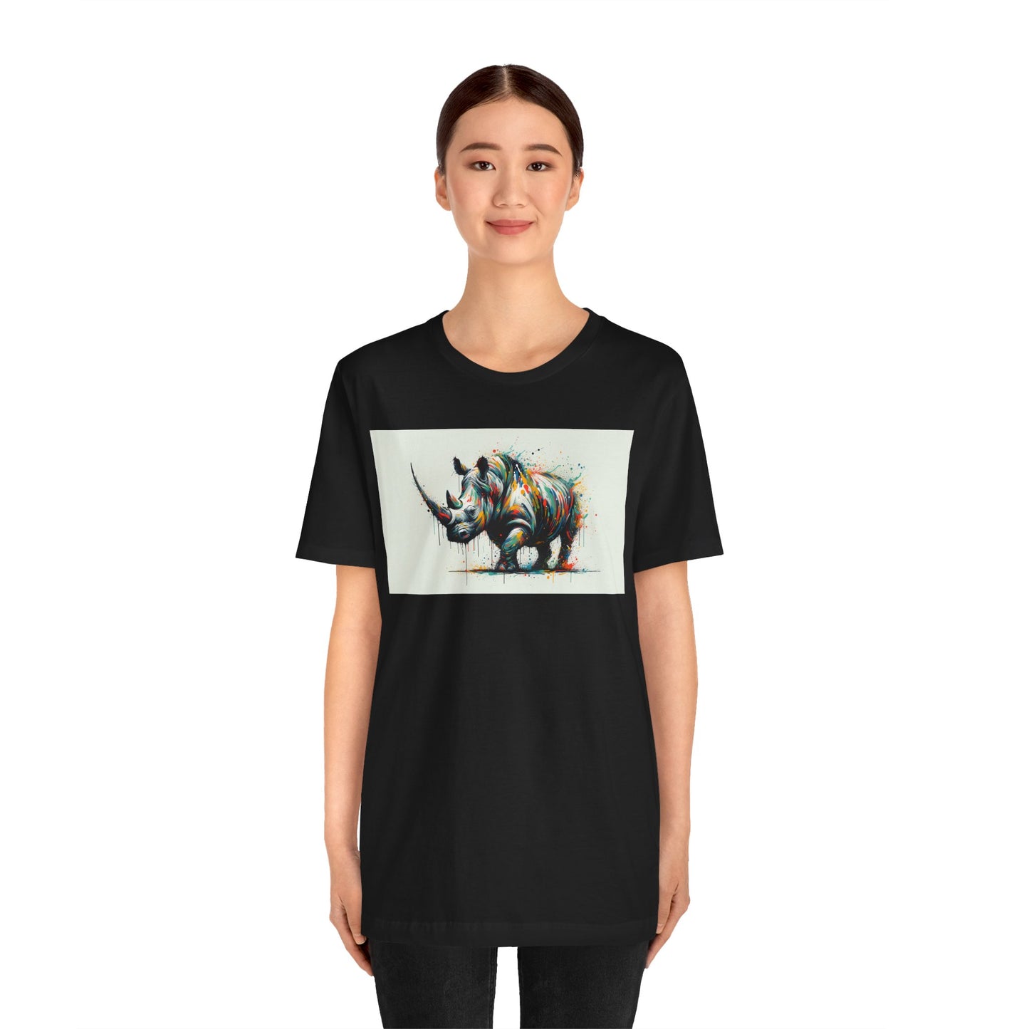 2. Black Rhino From Endangered Species Collection - Unisex T-shirt