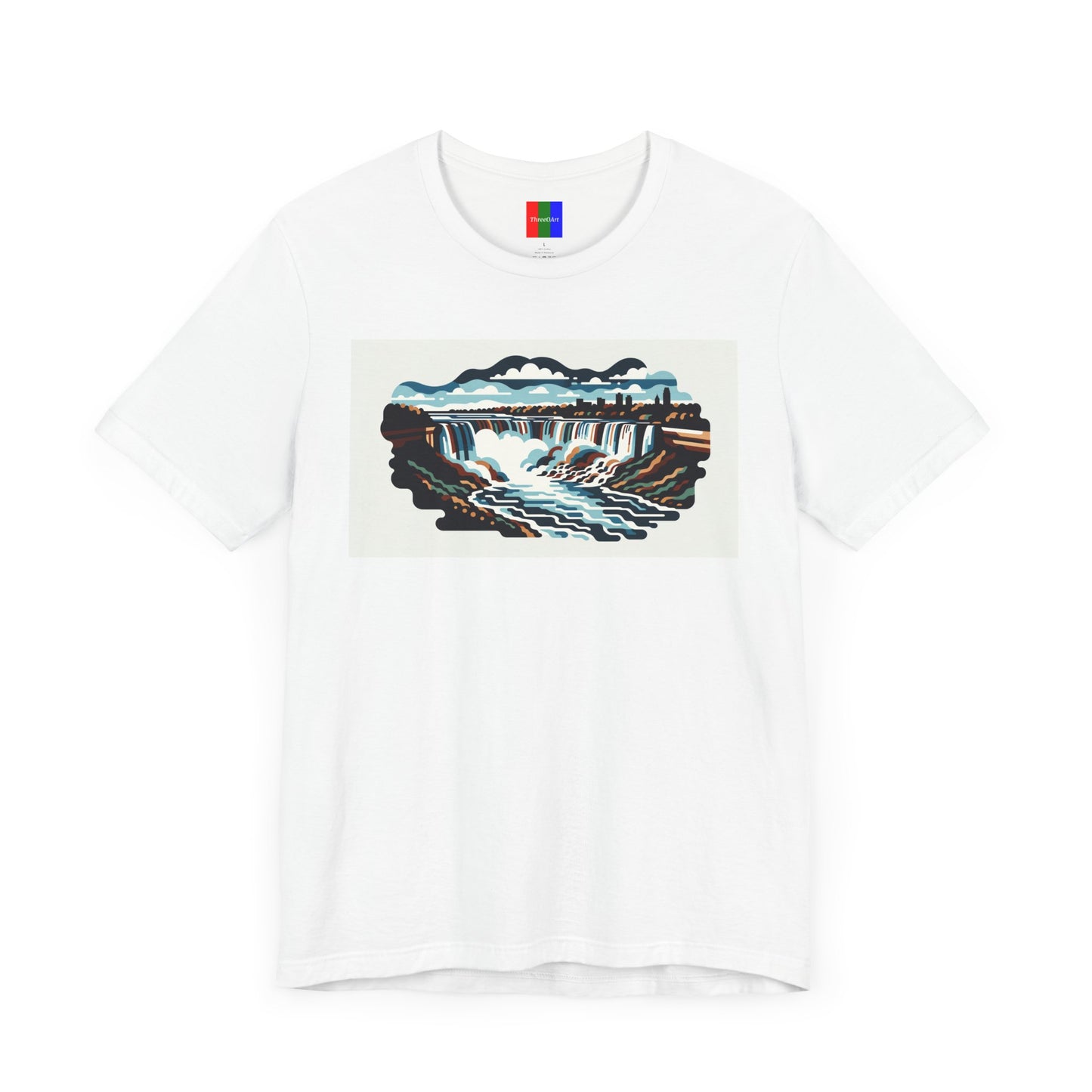 2. Niagara Falls USA Canada from Landmarks Collection - Unisex T-shirt