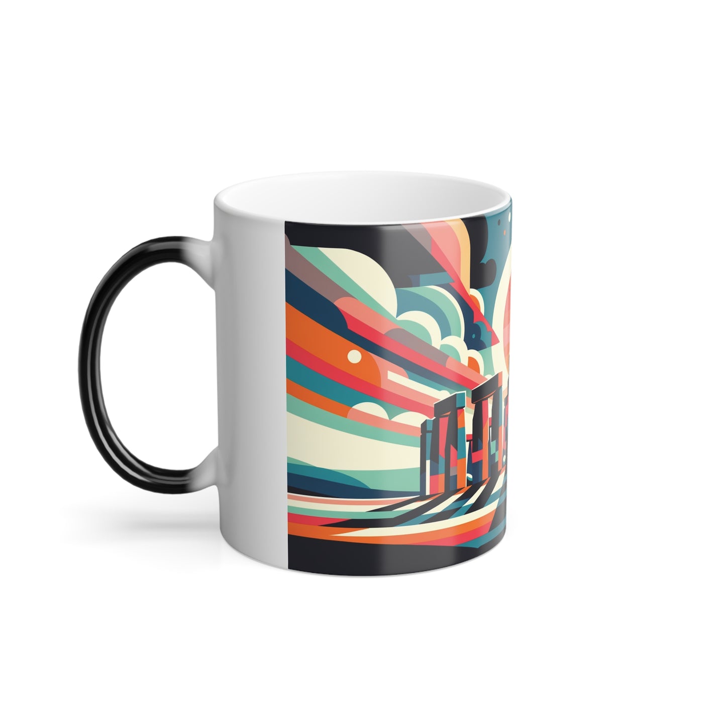 Stonehenge England From Landmarks Collection - Color Morphing Mug 11oz
