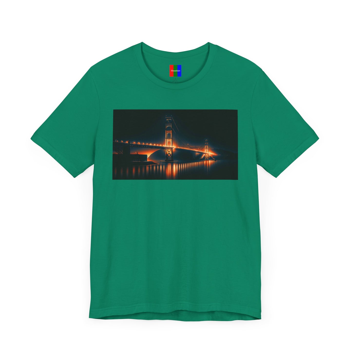 3. Golden Gate Bridge San Francisco USA from Landmarks Collection - Unisex T-shirt