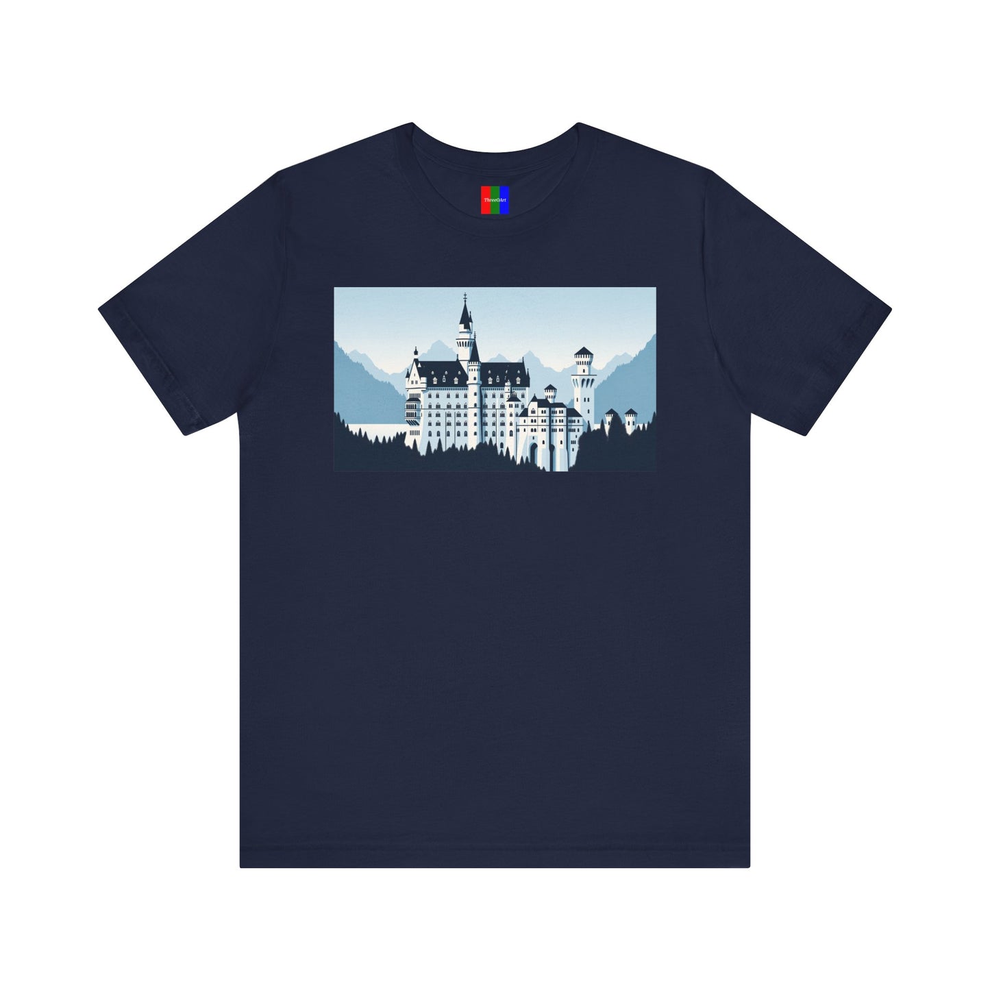 2. Neuschwanstein Castle Germany from Landmarks Collection - Unisex T-shirt