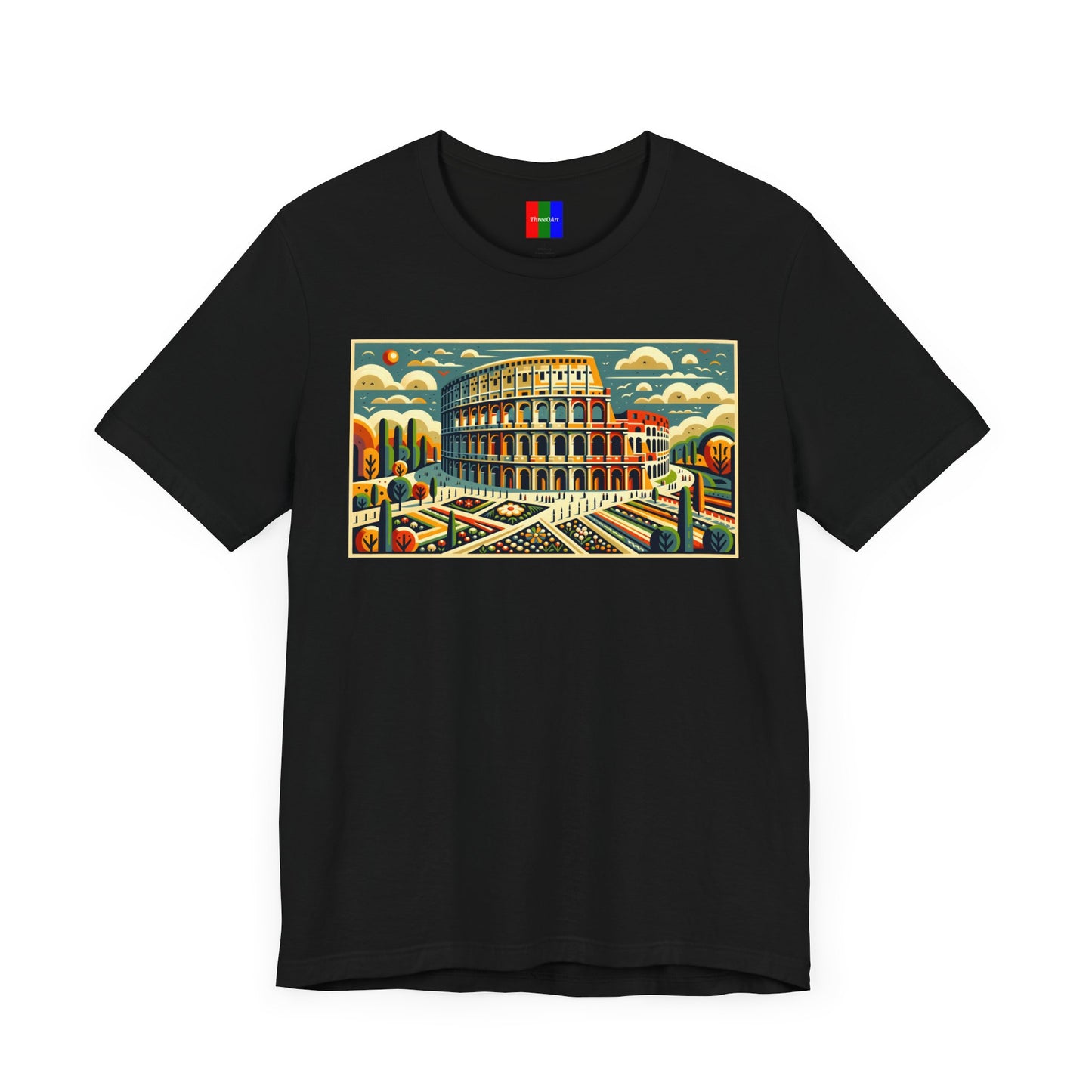 2. Colosseum Rome Italy from Landmarks Collection - Unisex T-shirt