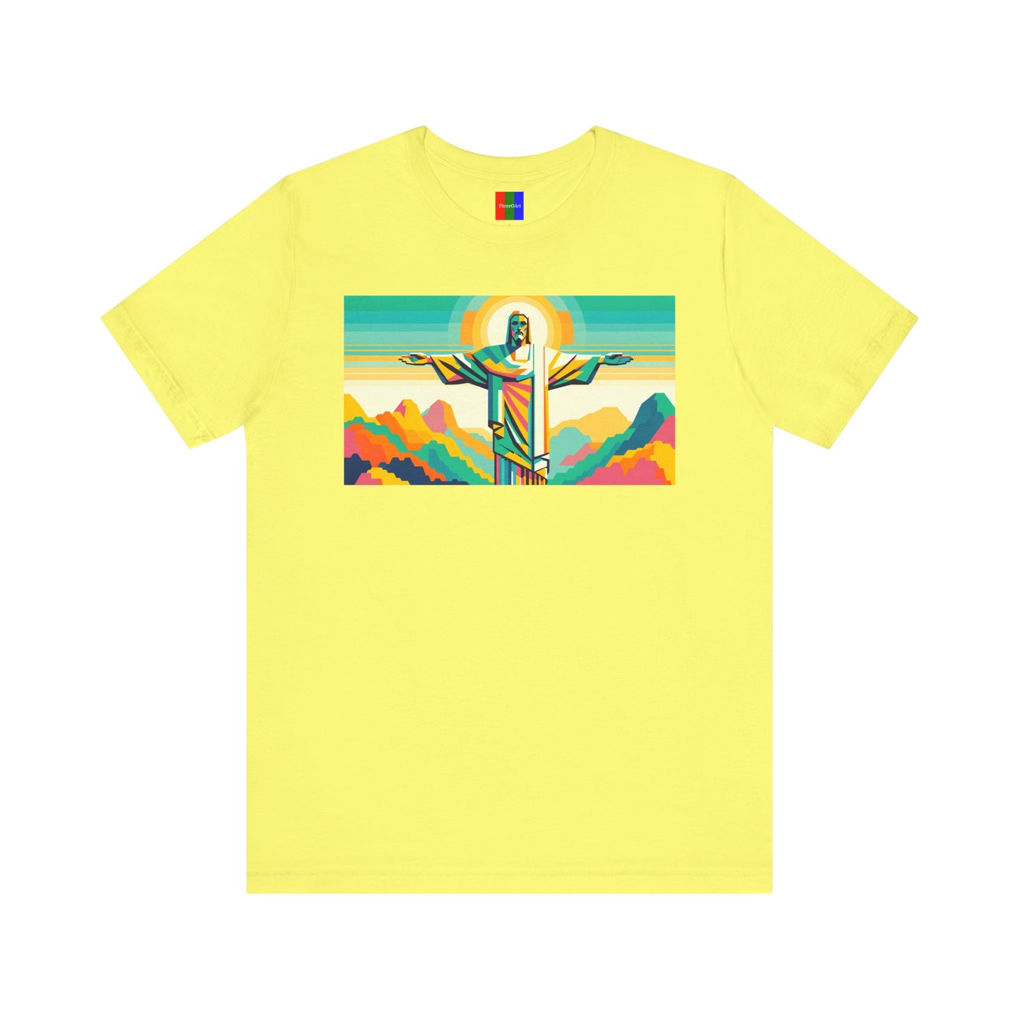 2. Christ the Redeemer Brazil from Landmarks Collection - Unisex T-shirt