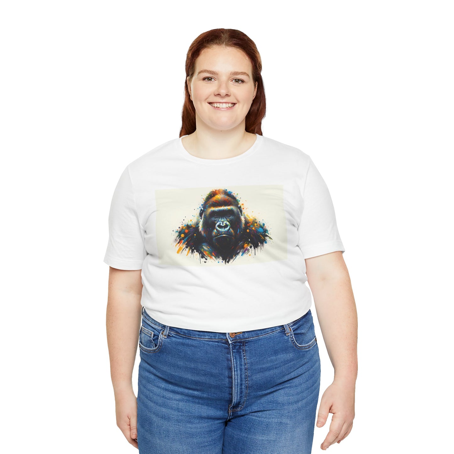 1. Lowland Gorilla From Endangered Species Collection - Unisex T-shirt