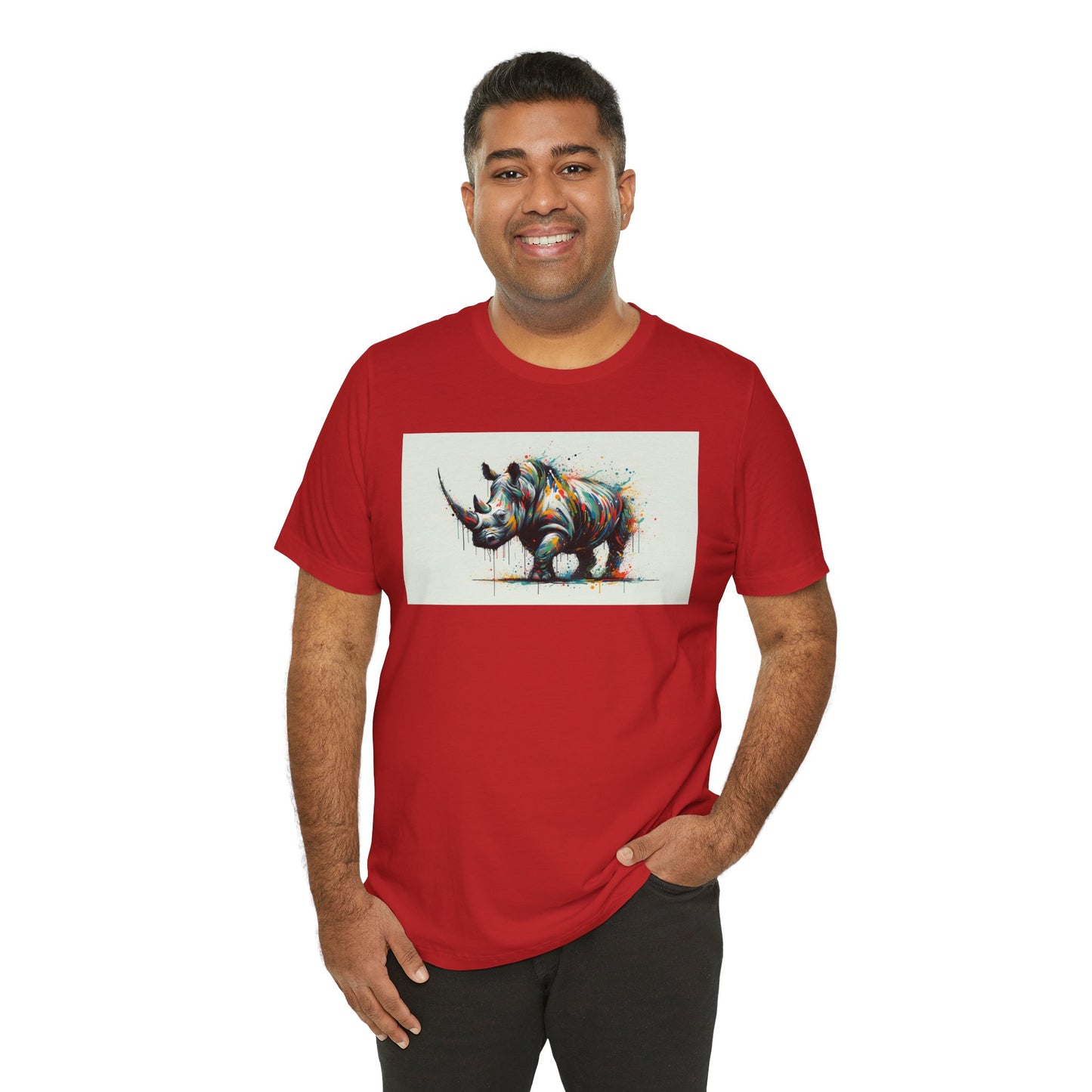 2. Black Rhino From Endangered Species Collection - Unisex T-shirt