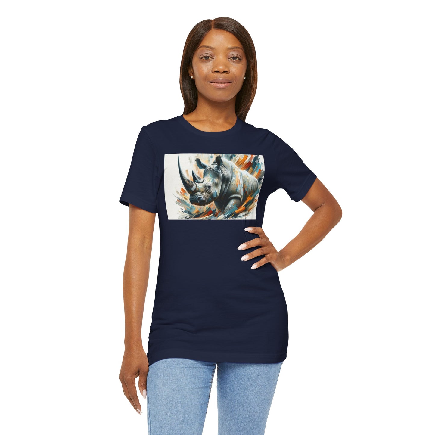 1. Black Rhino From Endangered Species Collection - Unisex T-shirt