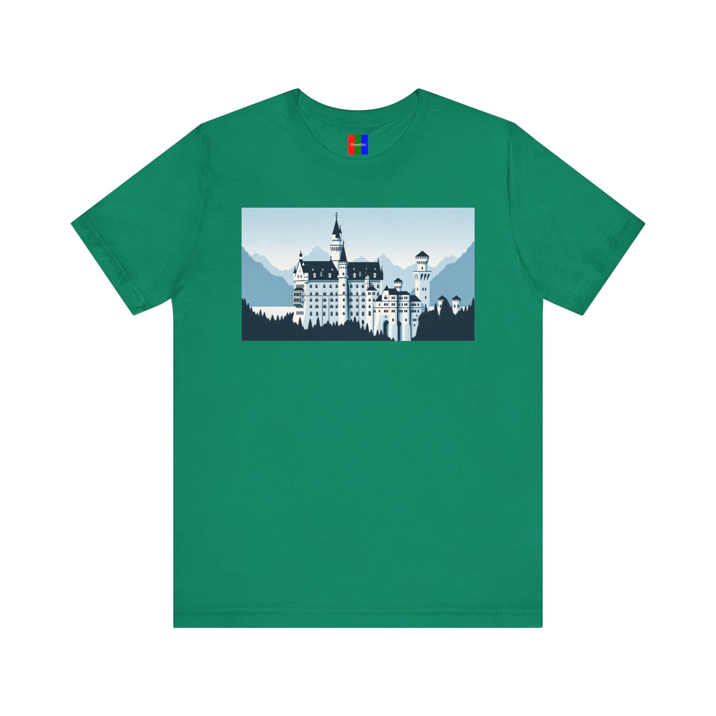 2. Neuschwanstein Castle Germany from Landmarks Collection - Unisex T-shirt