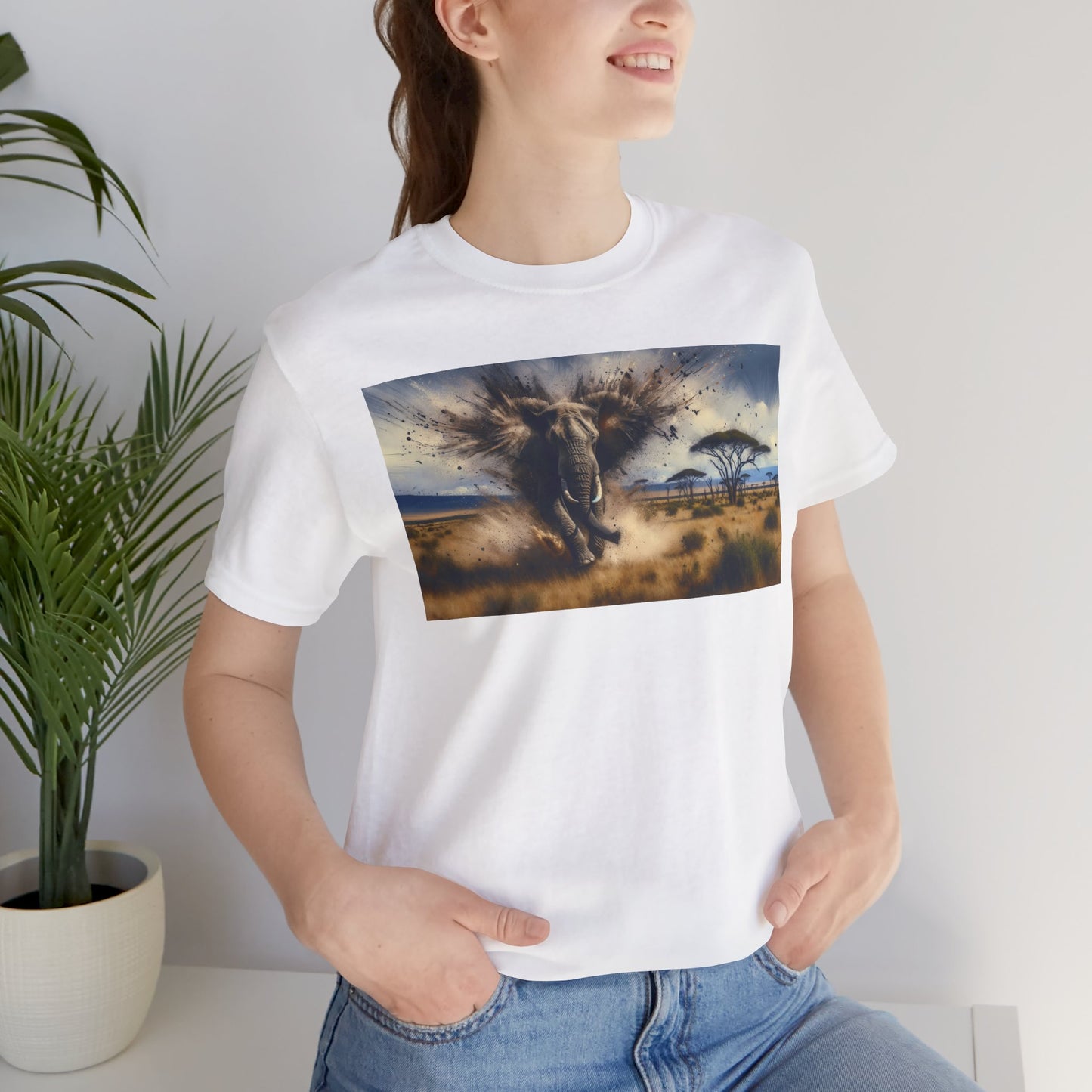 1. African Savanna Elephant From Endangered Species Collection - Unisex T-shirt