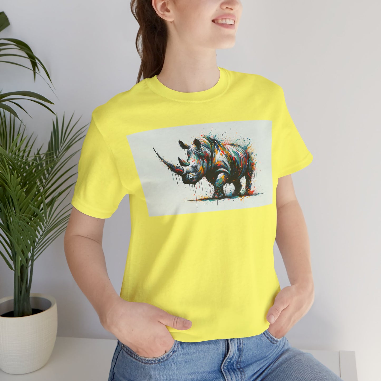 2. Black Rhino From Endangered Species Collection - Unisex T-shirt