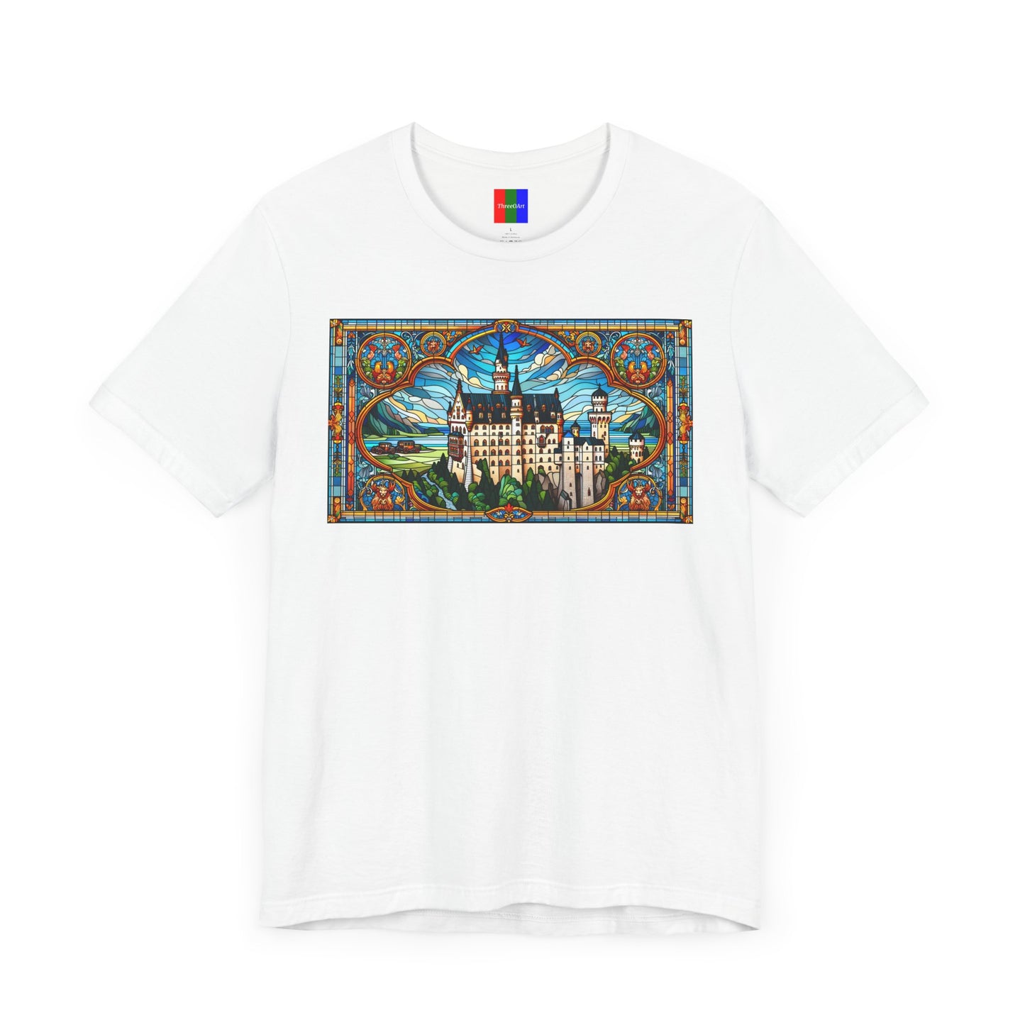 1. Neuschwanstein Castle Germany from Landmarks Collection - Unisex T-shirt