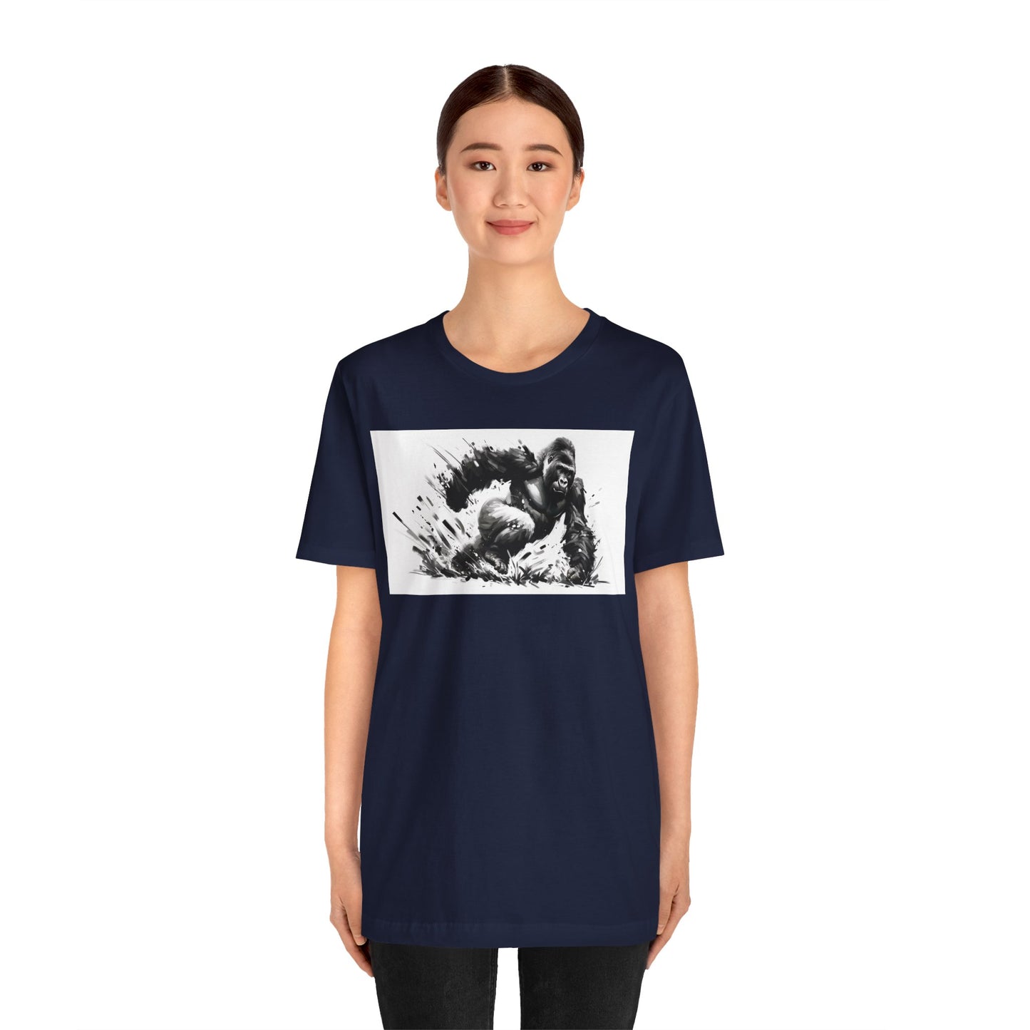 1. Cross River Gorilla From Endangered Species Collection - Unisex T-shirt