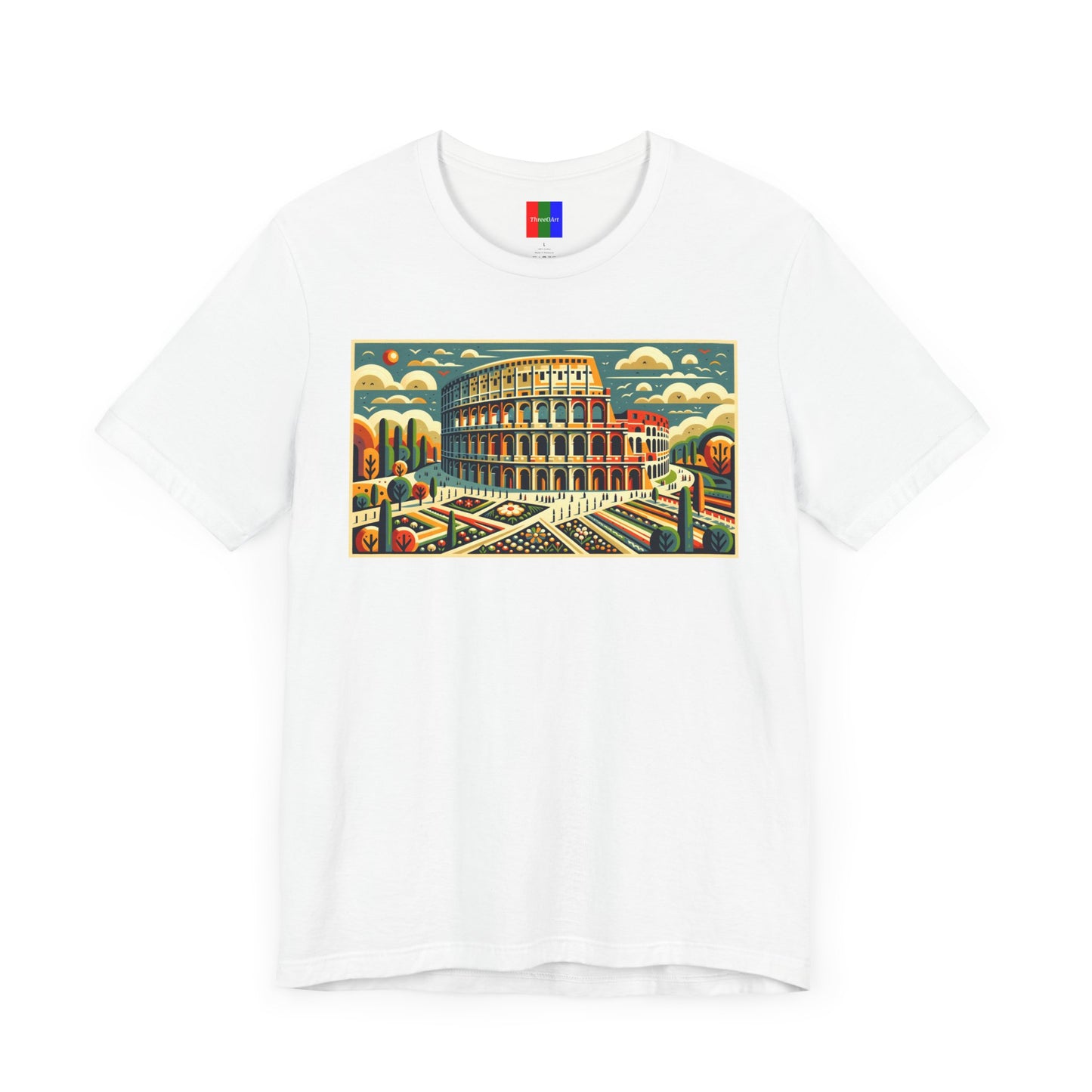 2. Colosseum Rome Italy from Landmarks Collection - Unisex T-shirt