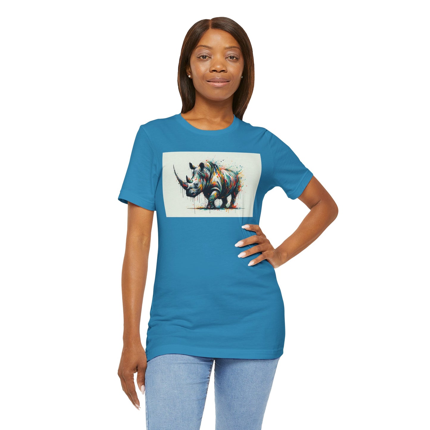 2. Black Rhino From Endangered Species Collection - Unisex T-shirt