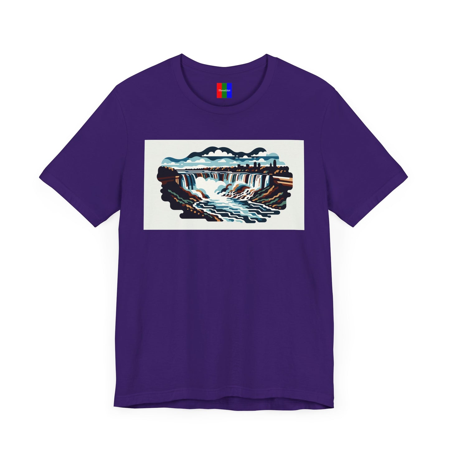 2. Niagara Falls USA Canada from Landmarks Collection - Unisex T-shirt