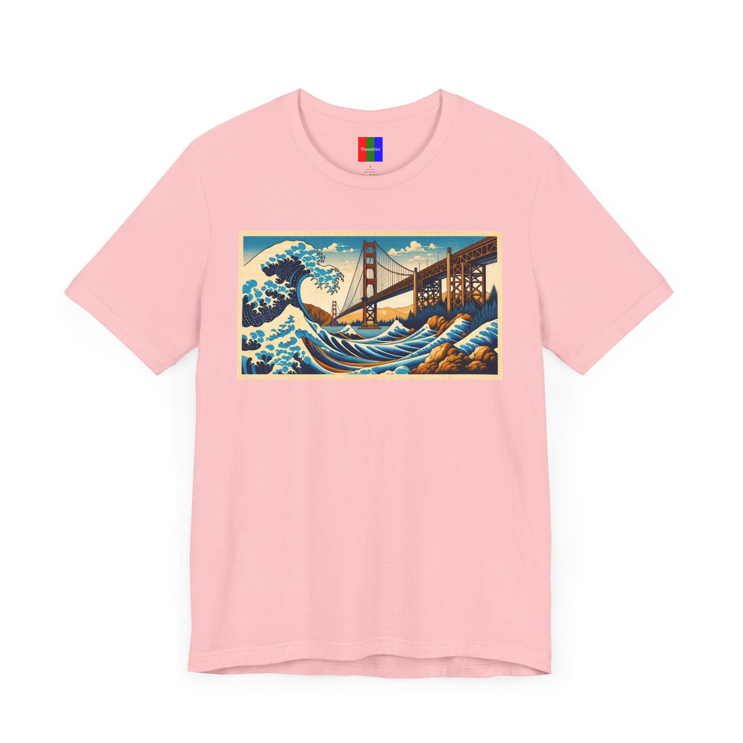 2. Golden Gate Bridge San Francisco USA from Landmarks Collection - Unisex T-shirt