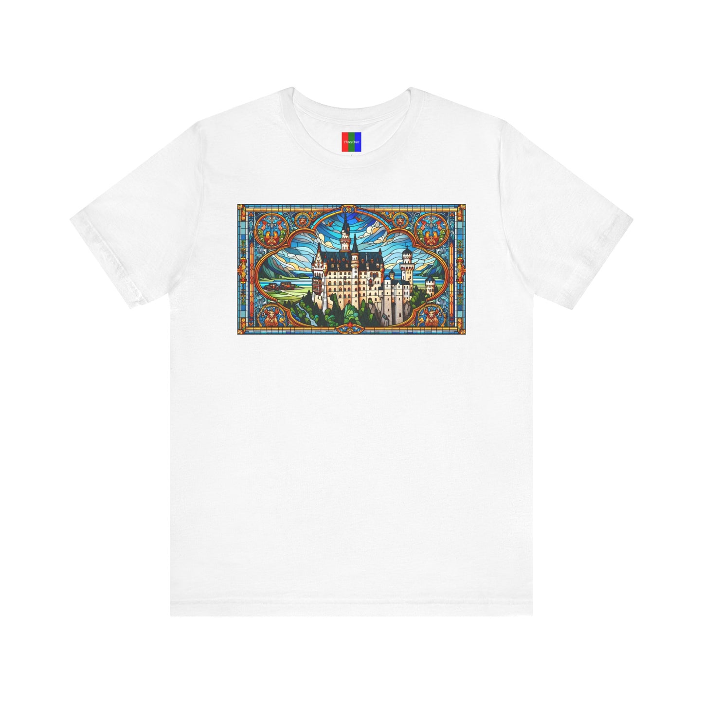 1. Neuschwanstein Castle Germany from Landmarks Collection - Unisex T-shirt