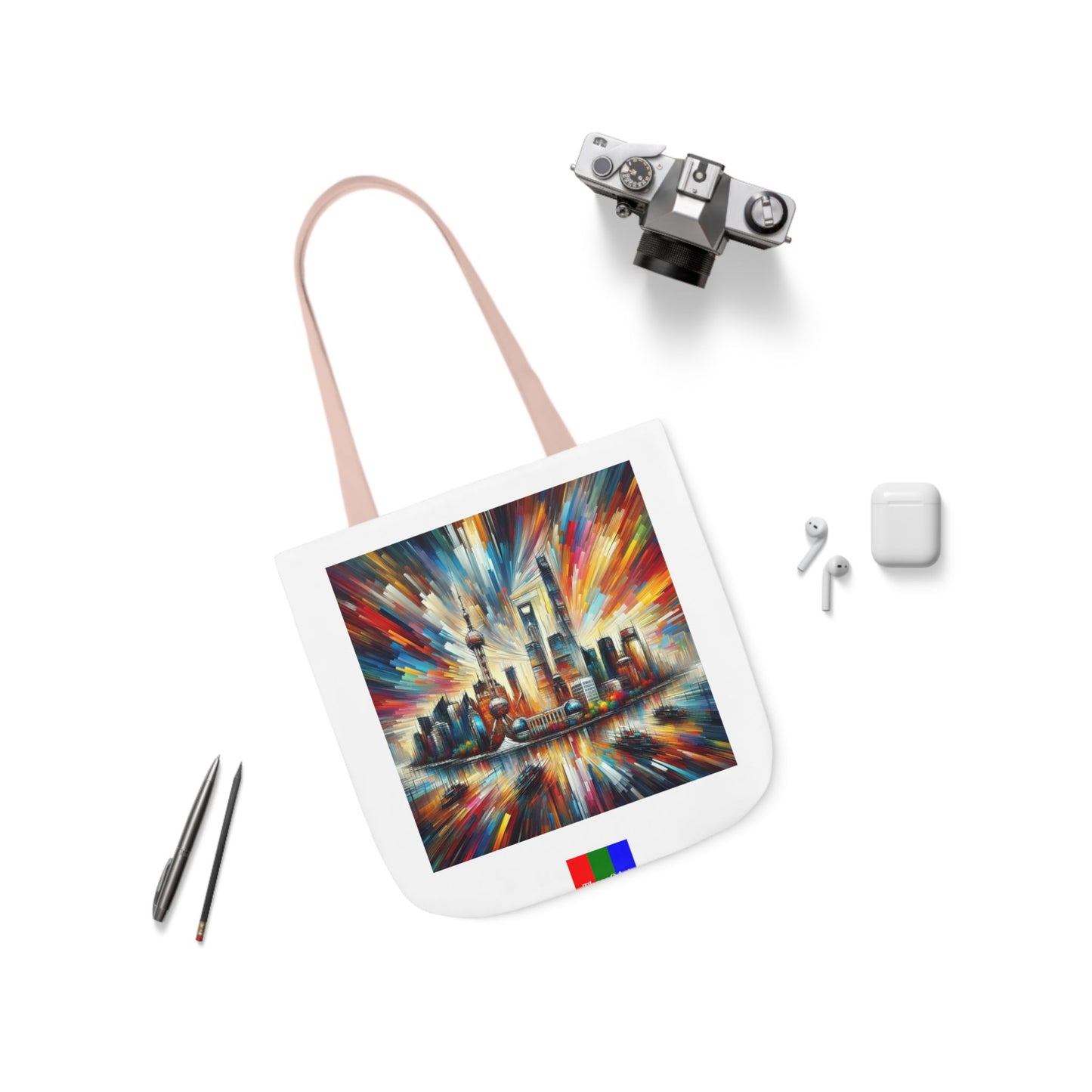 Shanghai Flip Canvas Tote Bag