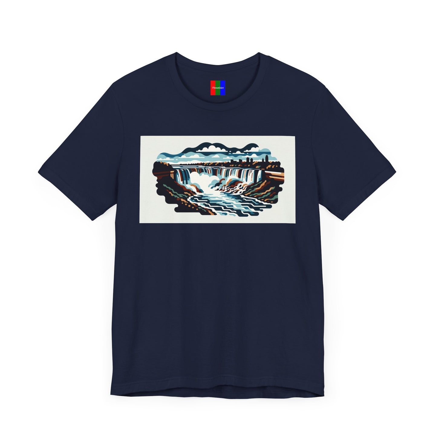 2. Niagara Falls USA Canada from Landmarks Collection - Unisex T-shirt