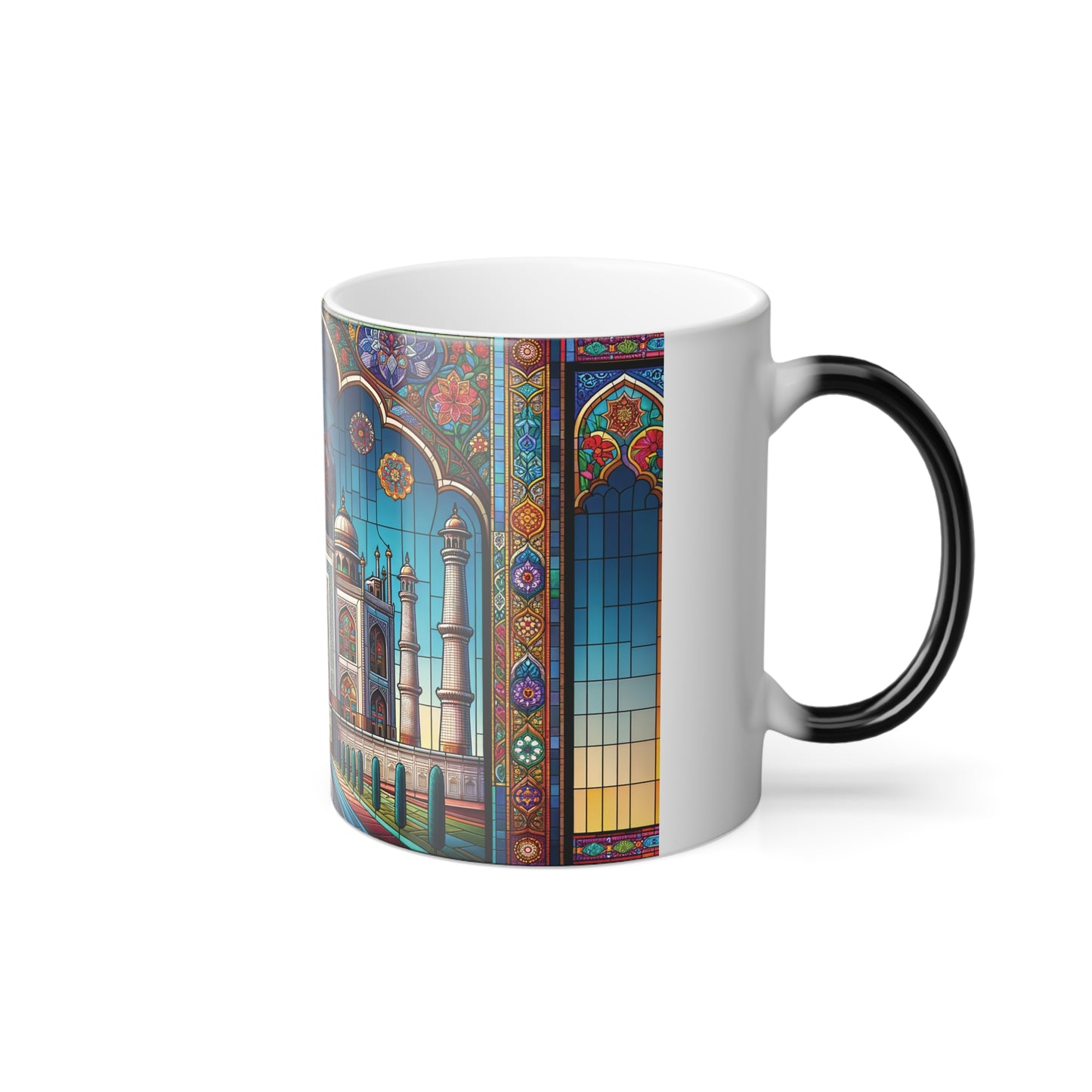 Taj Mahal India From Landmarks Collection - Color Morphing Mug 11oz