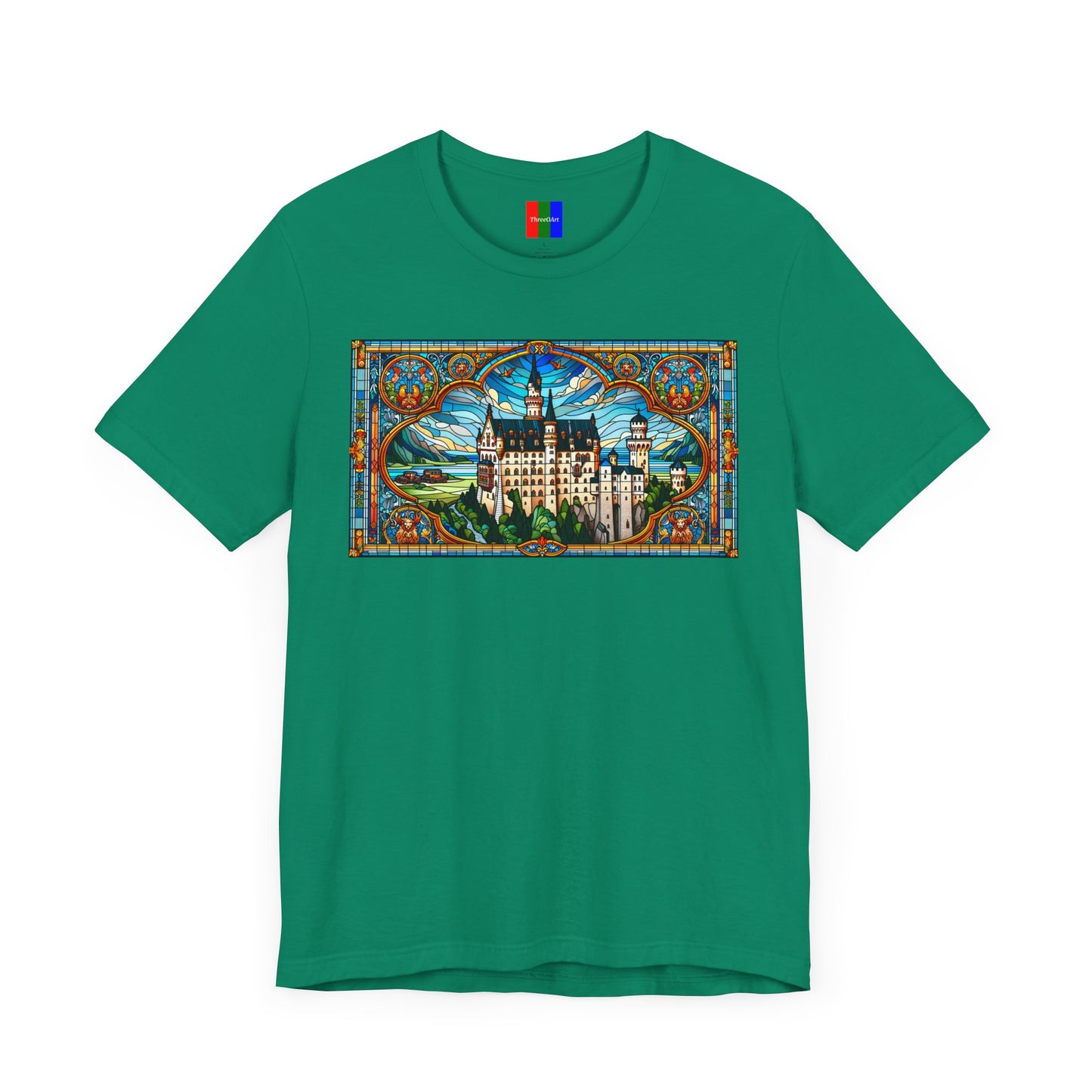 1. Neuschwanstein Castle Germany from Landmarks Collection - Unisex T-shirt