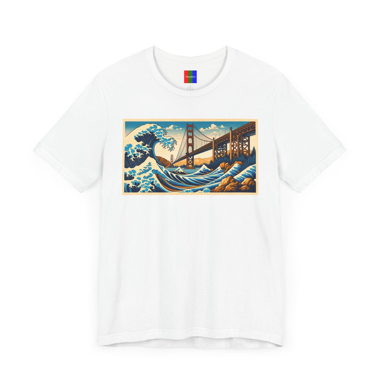 2. Golden Gate Bridge San Francisco USA from Landmarks Collection - Unisex T-shirt