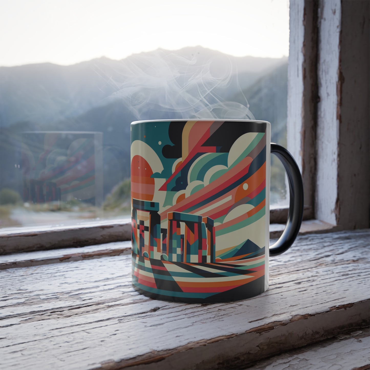 Stonehenge England From Landmarks Collection - Color Morphing Mug 11oz