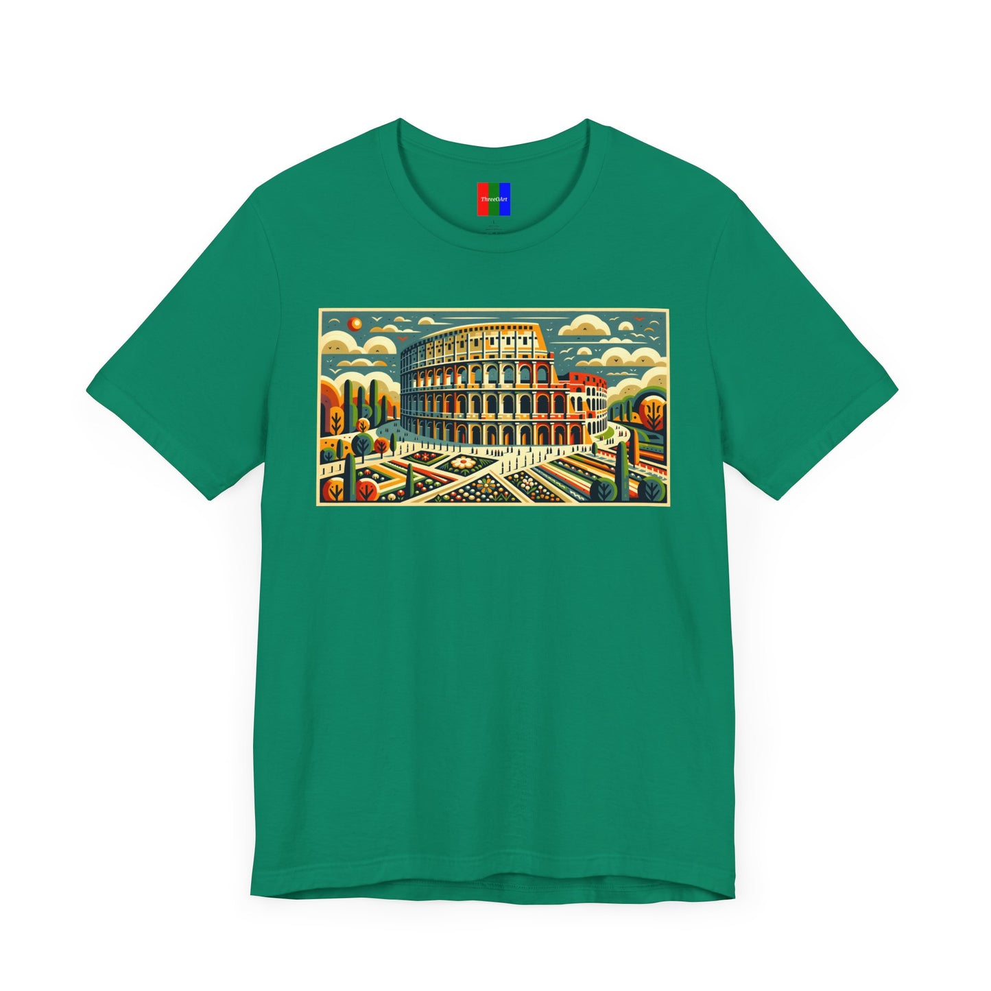 2. Colosseum Rome Italy from Landmarks Collection - Unisex T-shirt