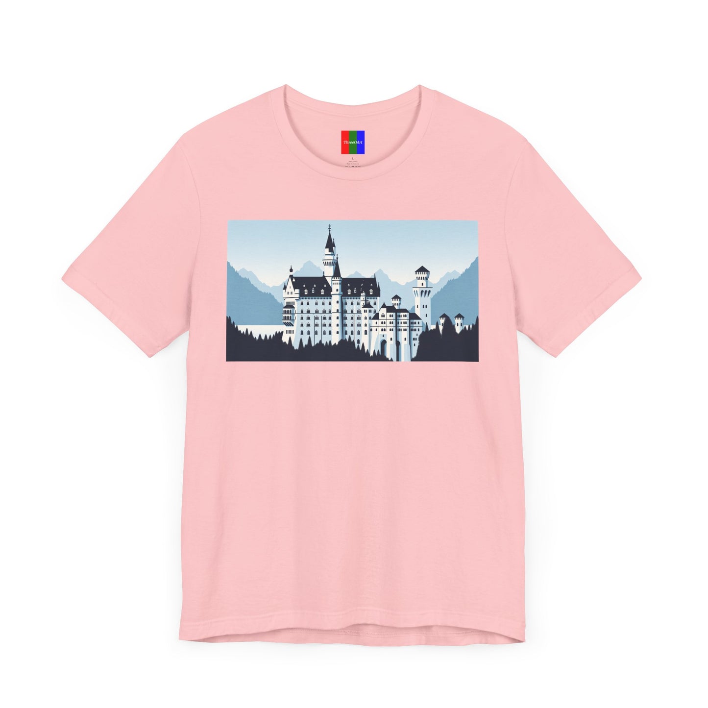 2. Neuschwanstein Castle Germany from Landmarks Collection - Unisex T-shirt