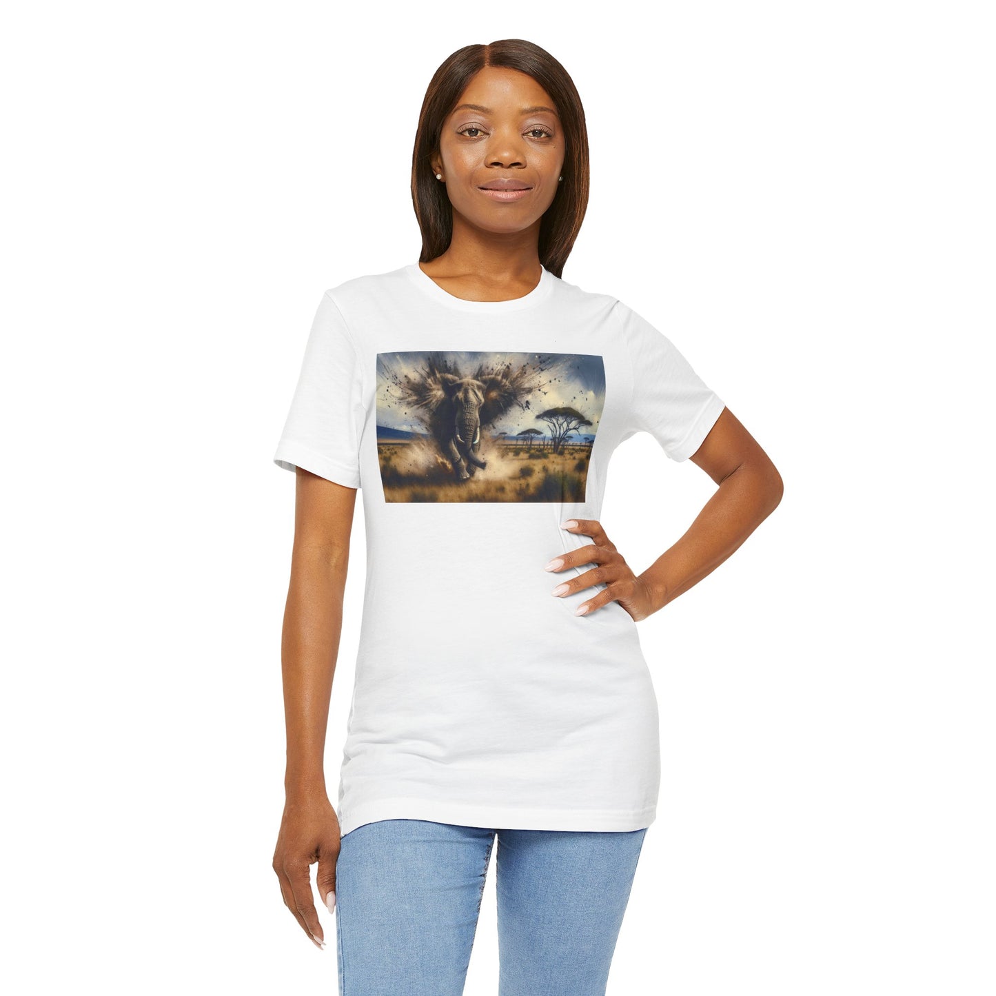 1. African Savanna Elephant From Endangered Species Collection - Unisex T-shirt