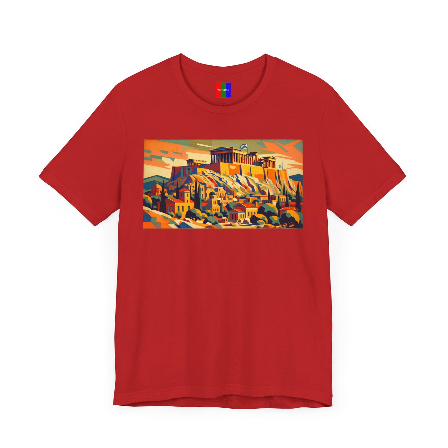 2. Acropolis of Athens Greece from Landmarks Collection - Unisex T-shirt