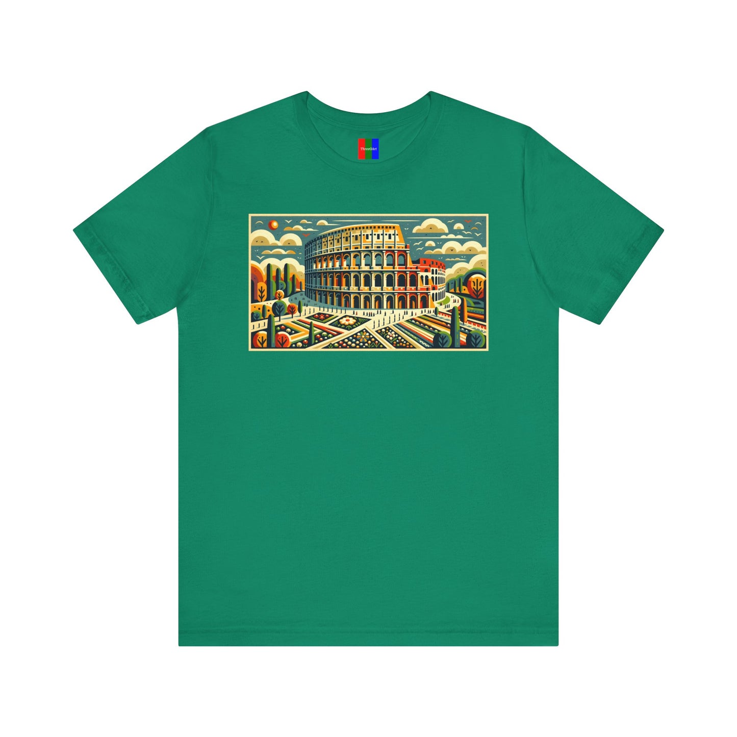 2. Colosseum Rome Italy from Landmarks Collection - Unisex T-shirt