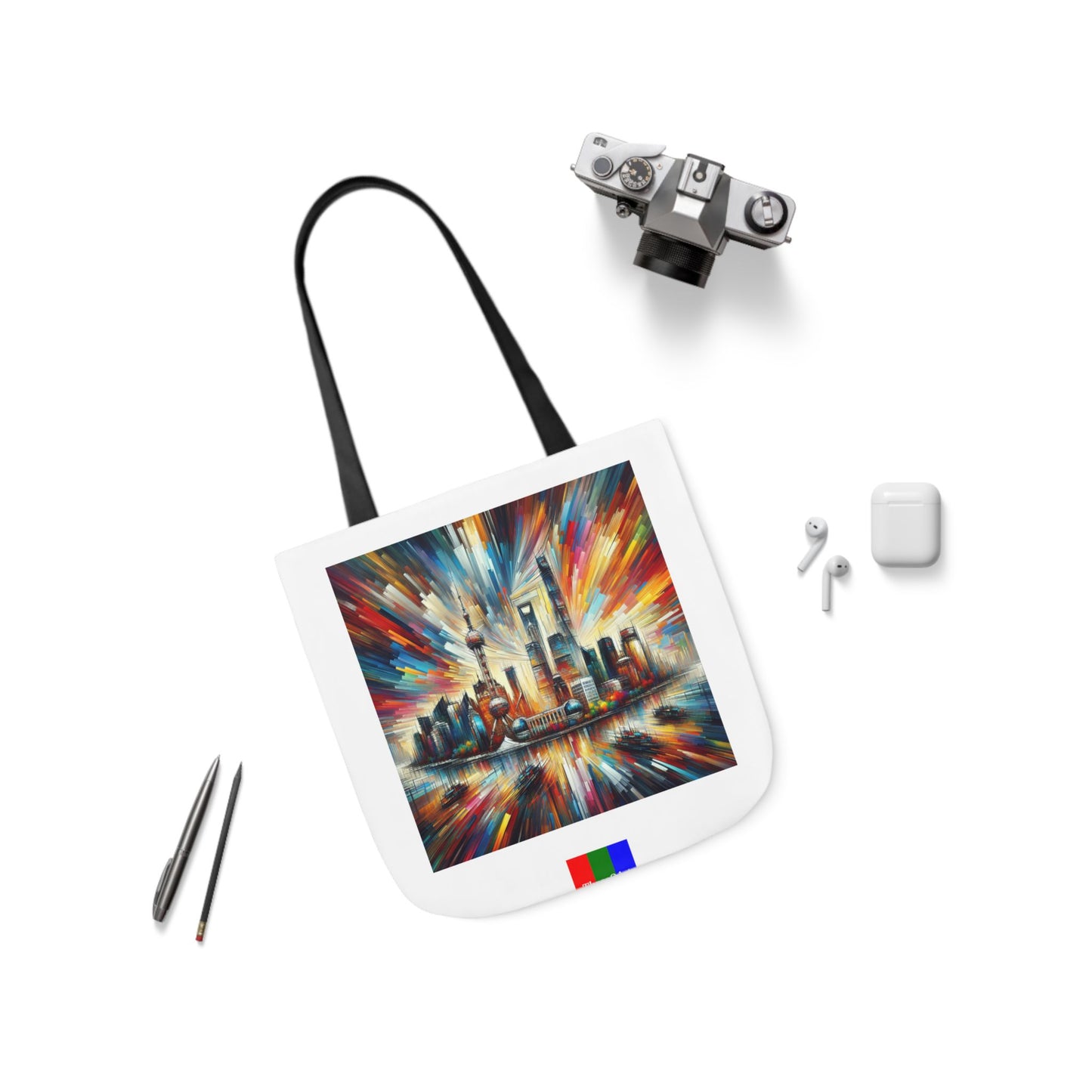 Shanghai Flip Canvas Tote Bag