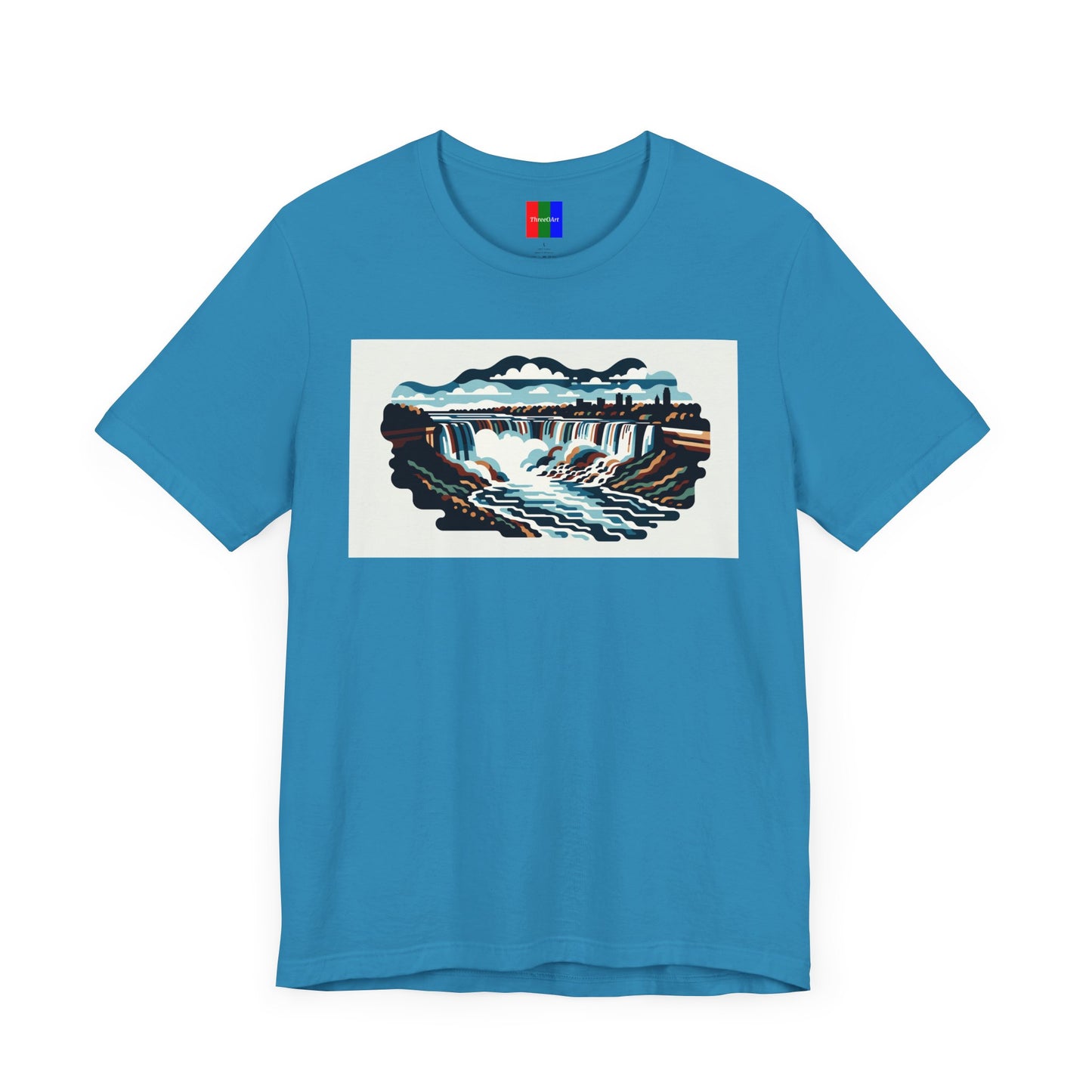 2. Niagara Falls USA Canada from Landmarks Collection - Unisex T-shirt