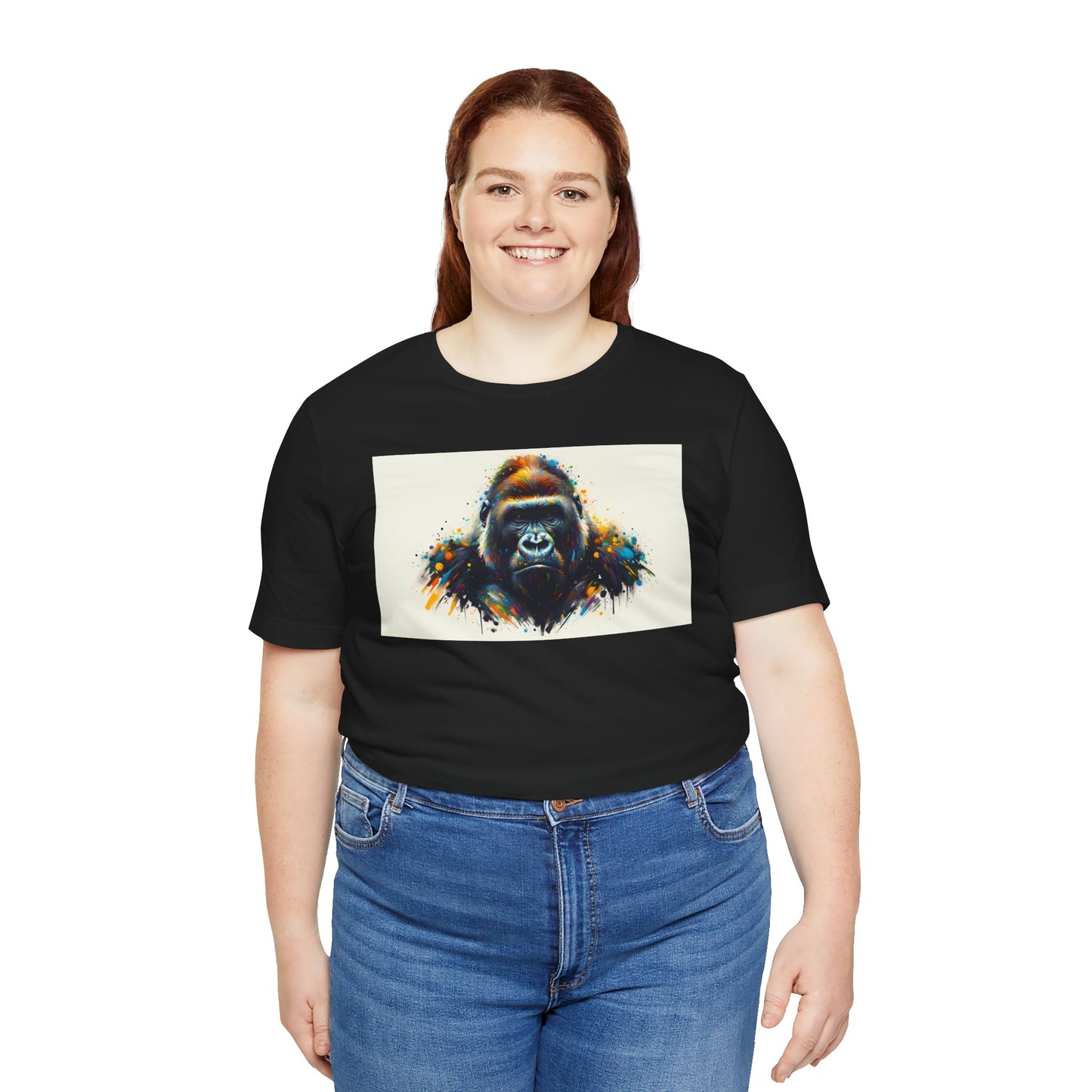 1. Lowland Gorilla From Endangered Species Collection - Unisex T-shirt