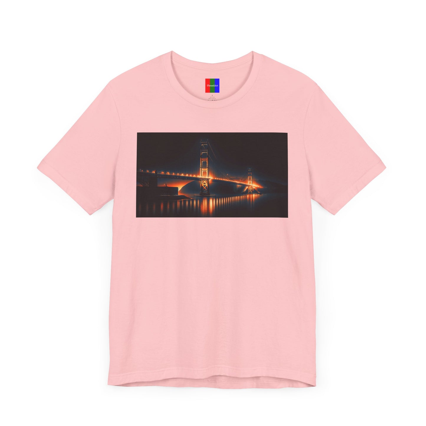 3. Golden Gate Bridge San Francisco USA from Landmarks Collection - Unisex T-shirt