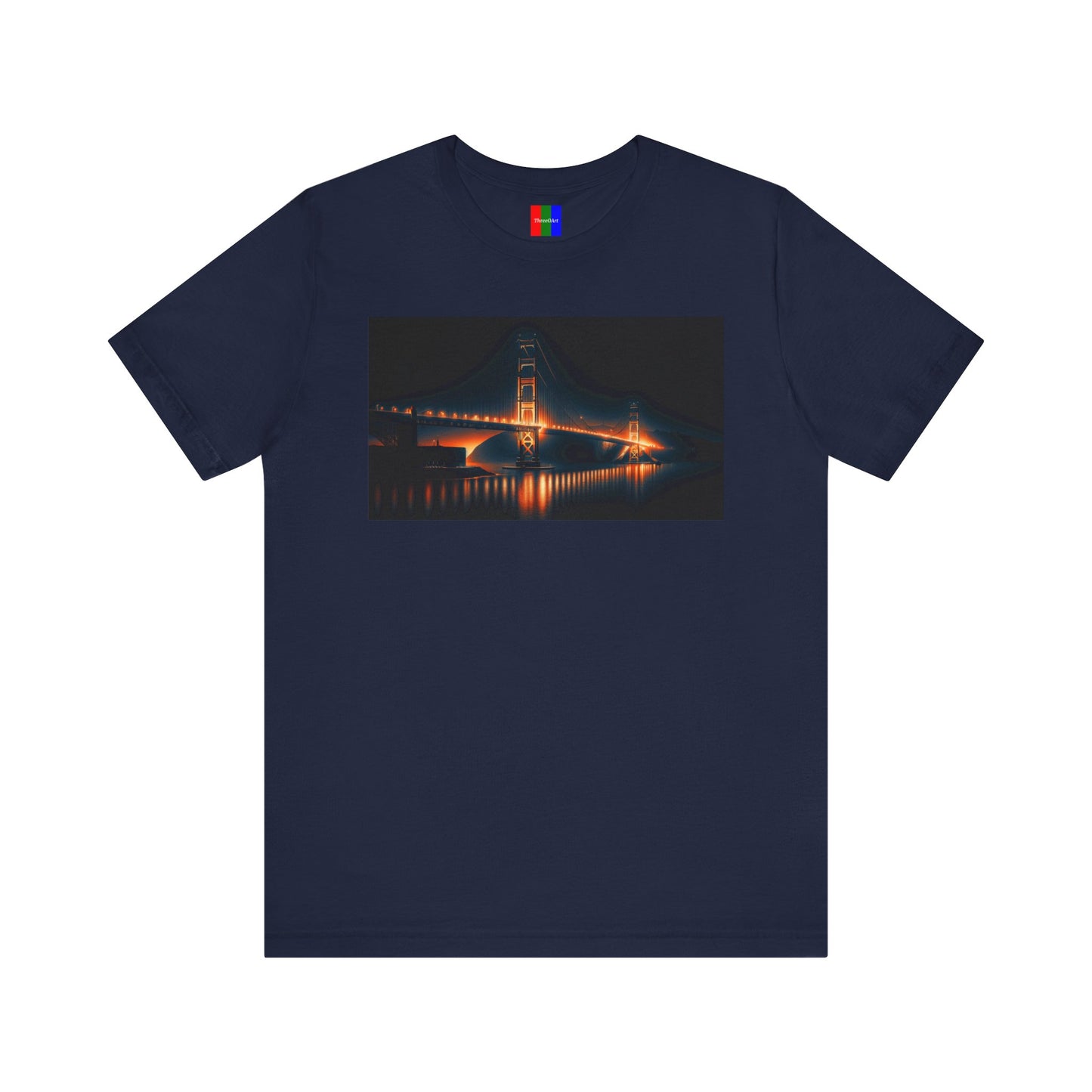 3. Golden Gate Bridge San Francisco USA from Landmarks Collection - Unisex T-shirt