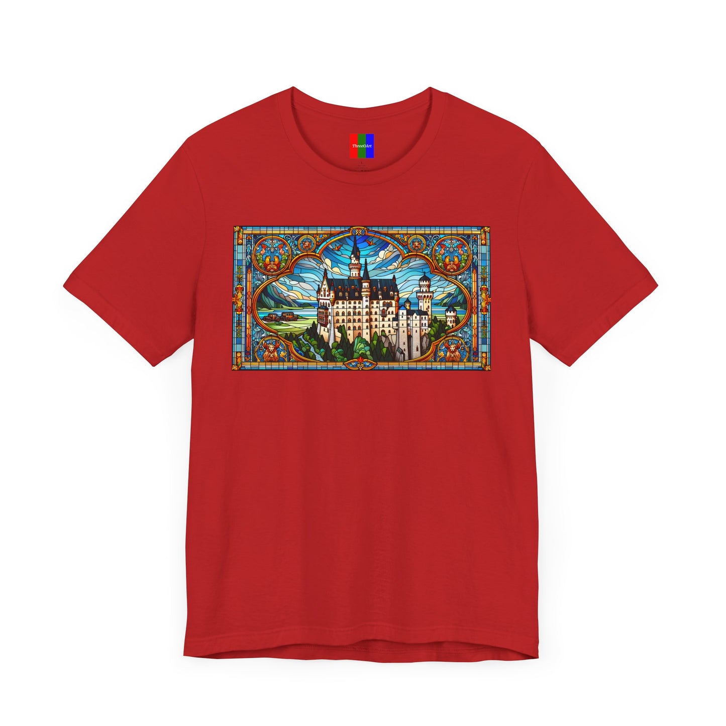 1. Neuschwanstein Castle Germany from Landmarks Collection - Unisex T-shirt