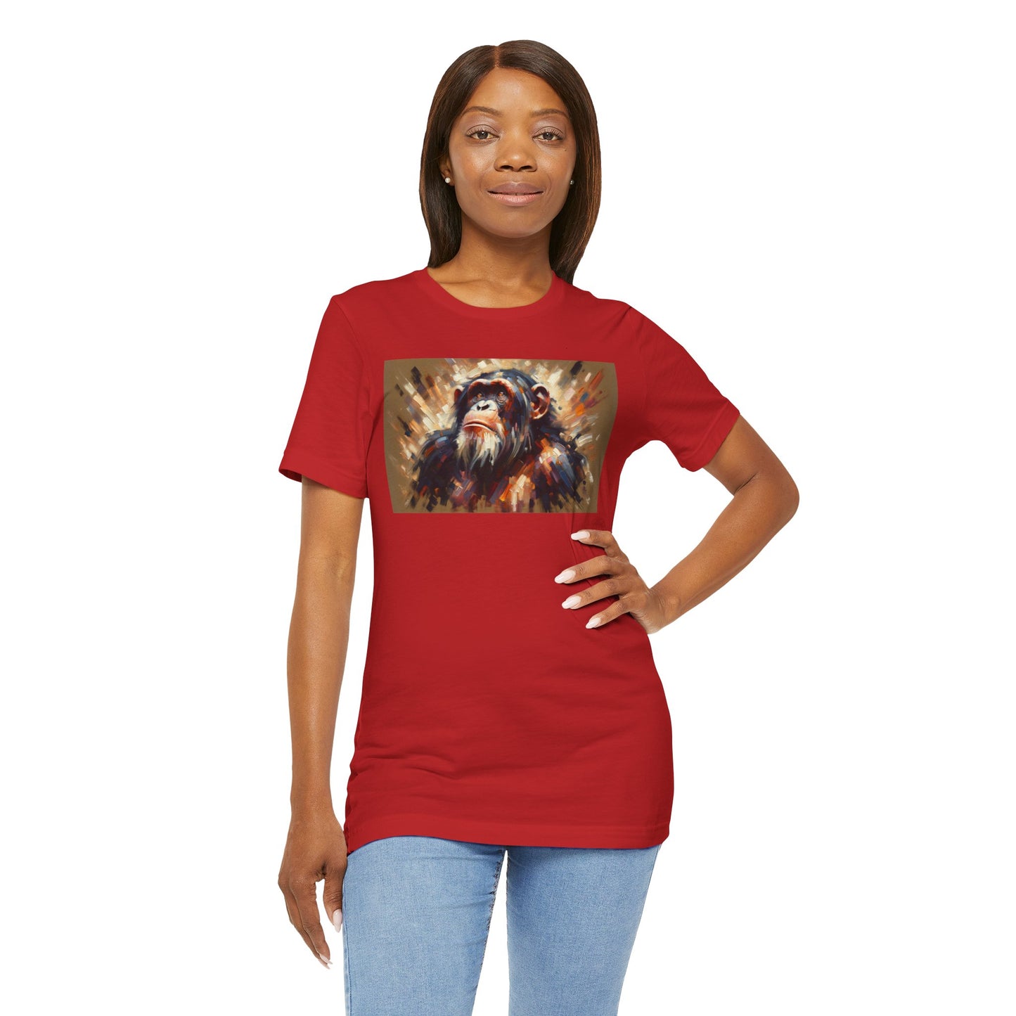 1. Chimpanzee From Endangered Species Collection - Unisex T-shirt