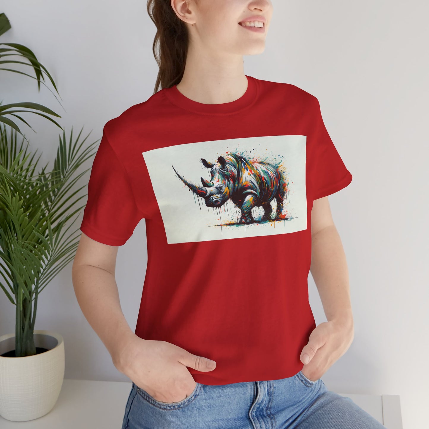 2. Black Rhino From Endangered Species Collection - Unisex T-shirt