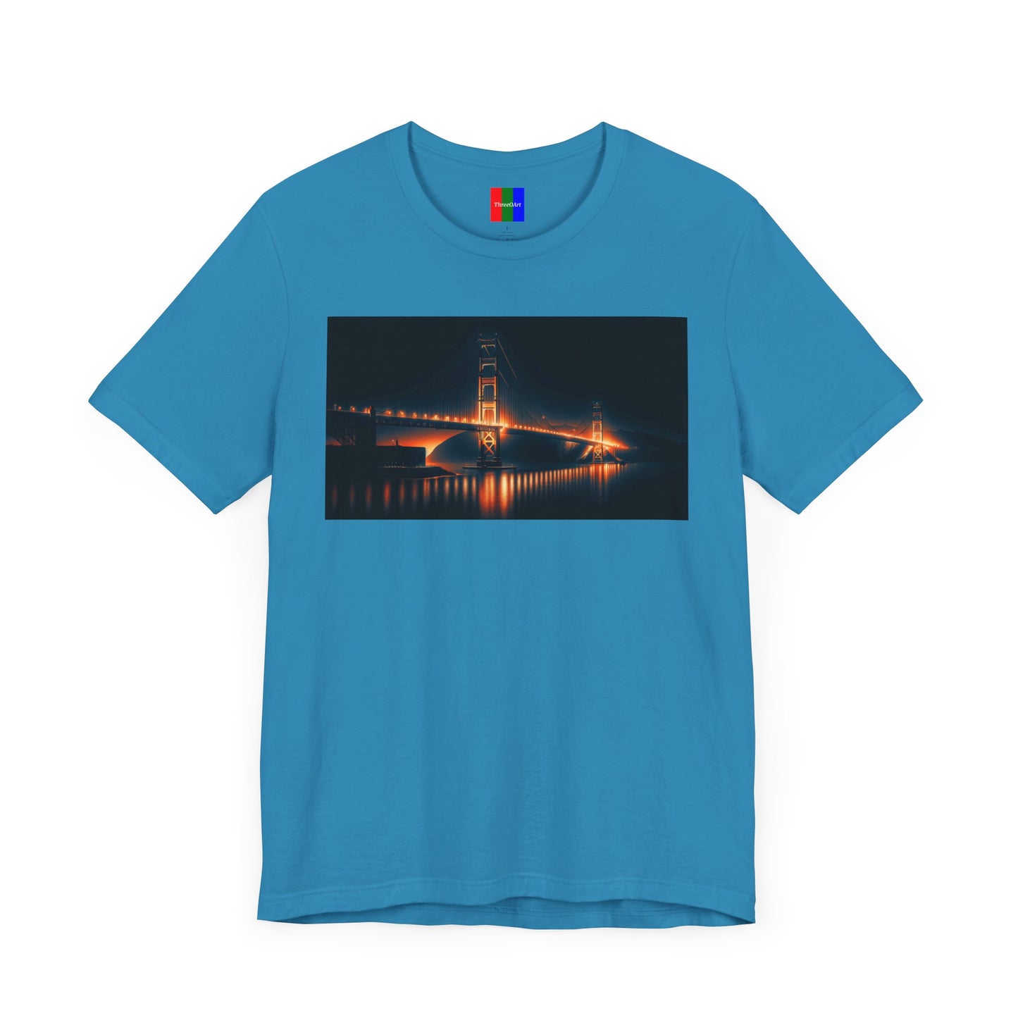 3. Golden Gate Bridge San Francisco USA from Landmarks Collection - Unisex T-shirt