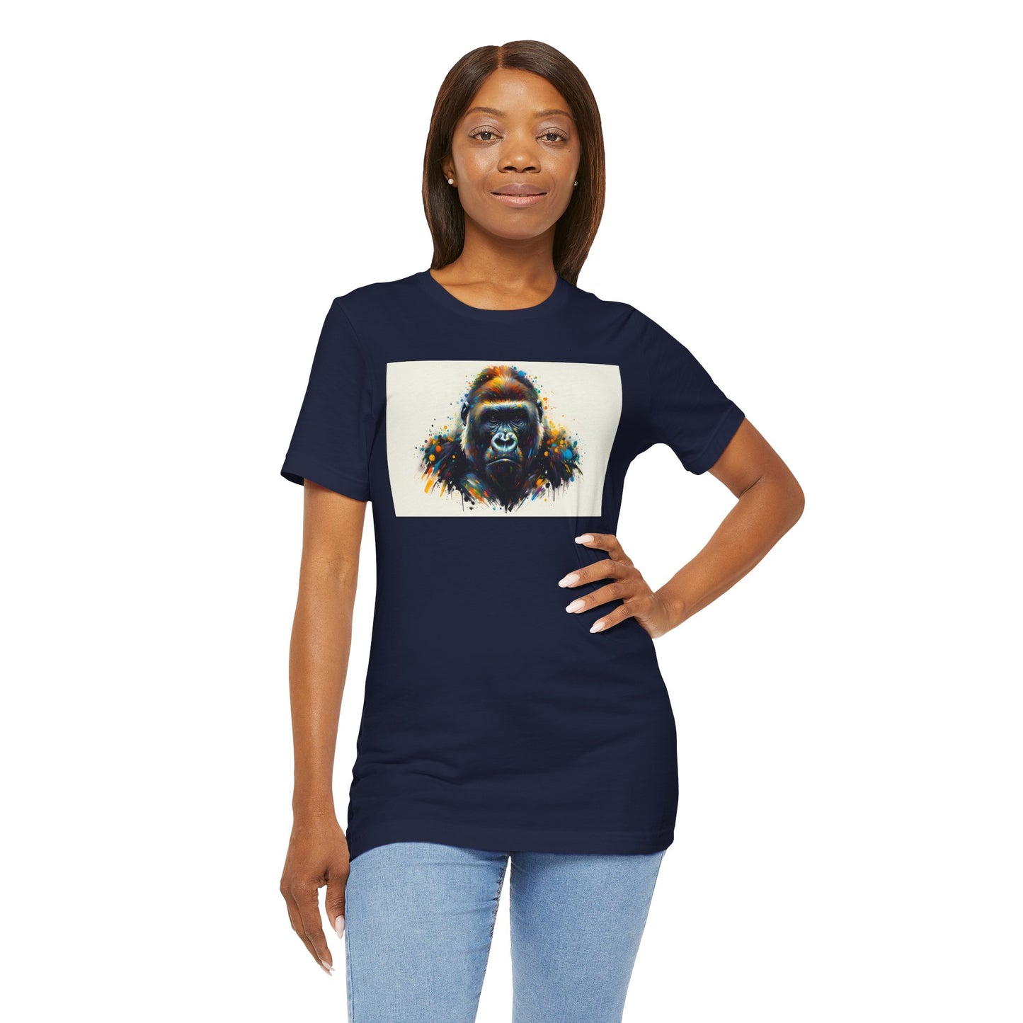 1. Lowland Gorilla From Endangered Species Collection - Unisex T-shirt