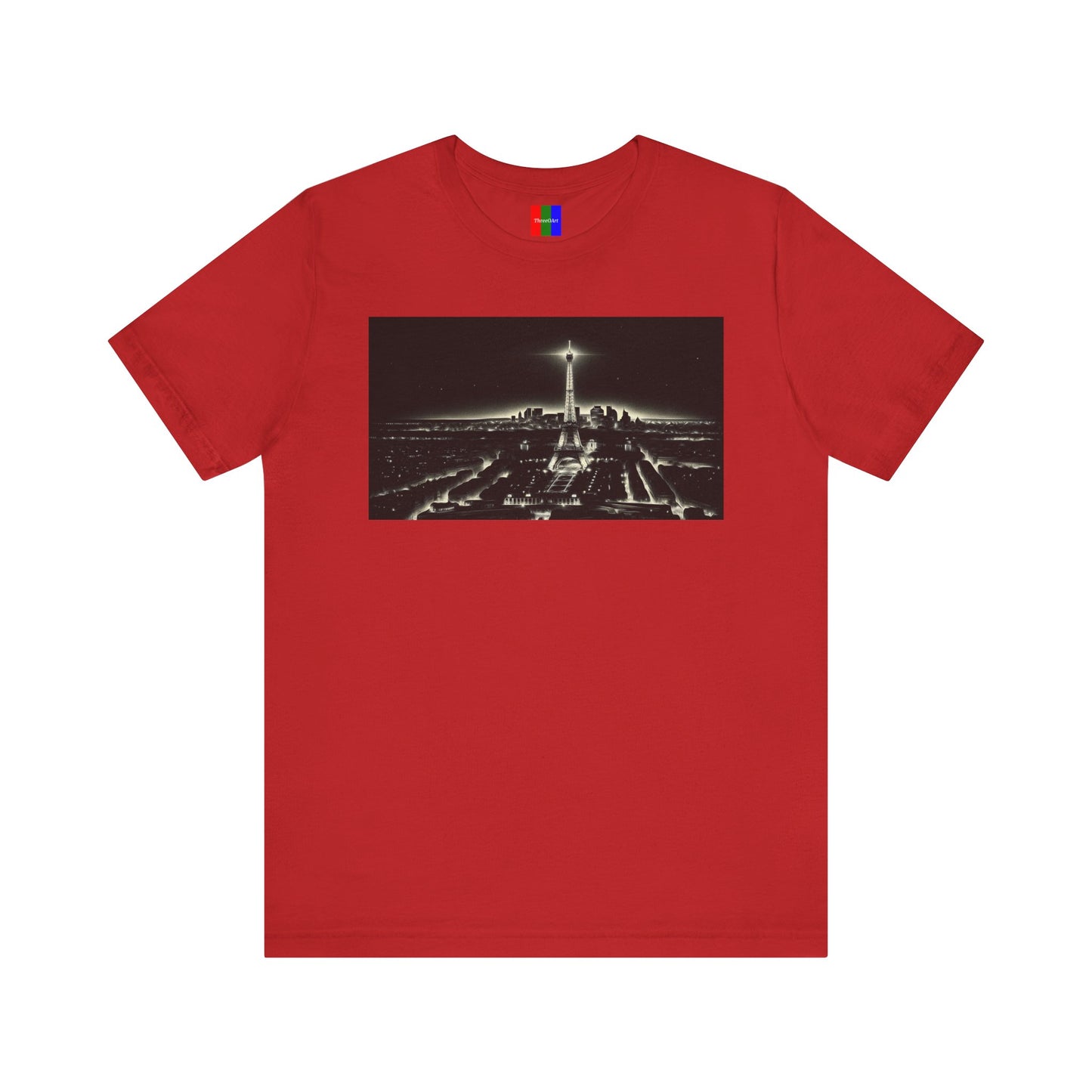 3. Eiffel Tower Paris France from Landmarks Collection - Unisex T-shirt