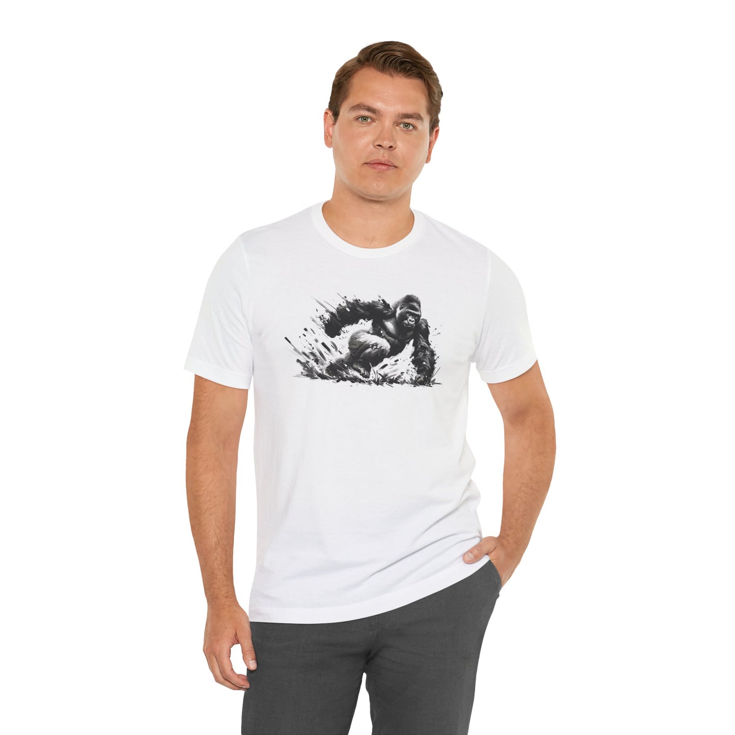 1. Cross River Gorilla From Endangered Species Collection - Unisex T-shirt