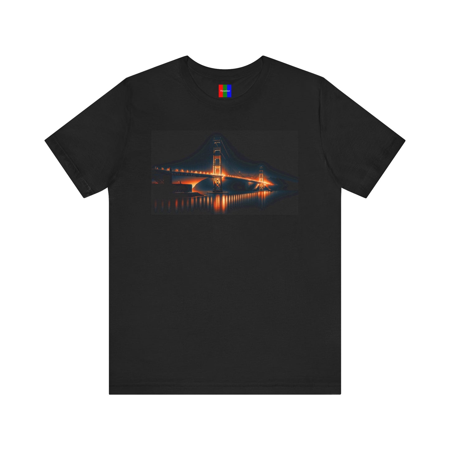 3. Golden Gate Bridge San Francisco USA from Landmarks Collection - Unisex T-shirt