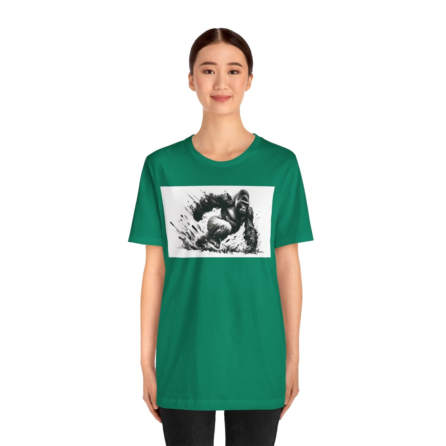 1. Cross River Gorilla From Endangered Species Collection - Unisex T-shirt