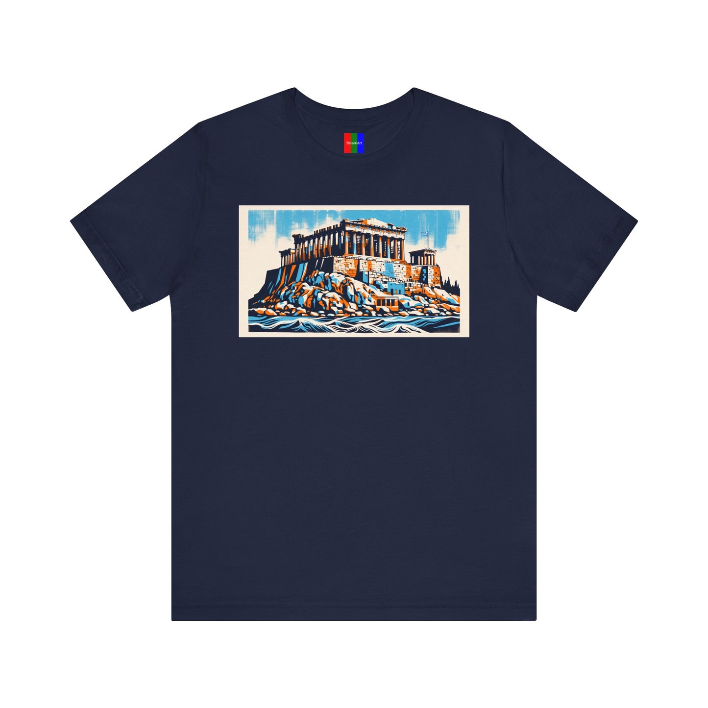 1. Acropolis of Athens Greece from Landmarks Collection - Unisex T-shirt