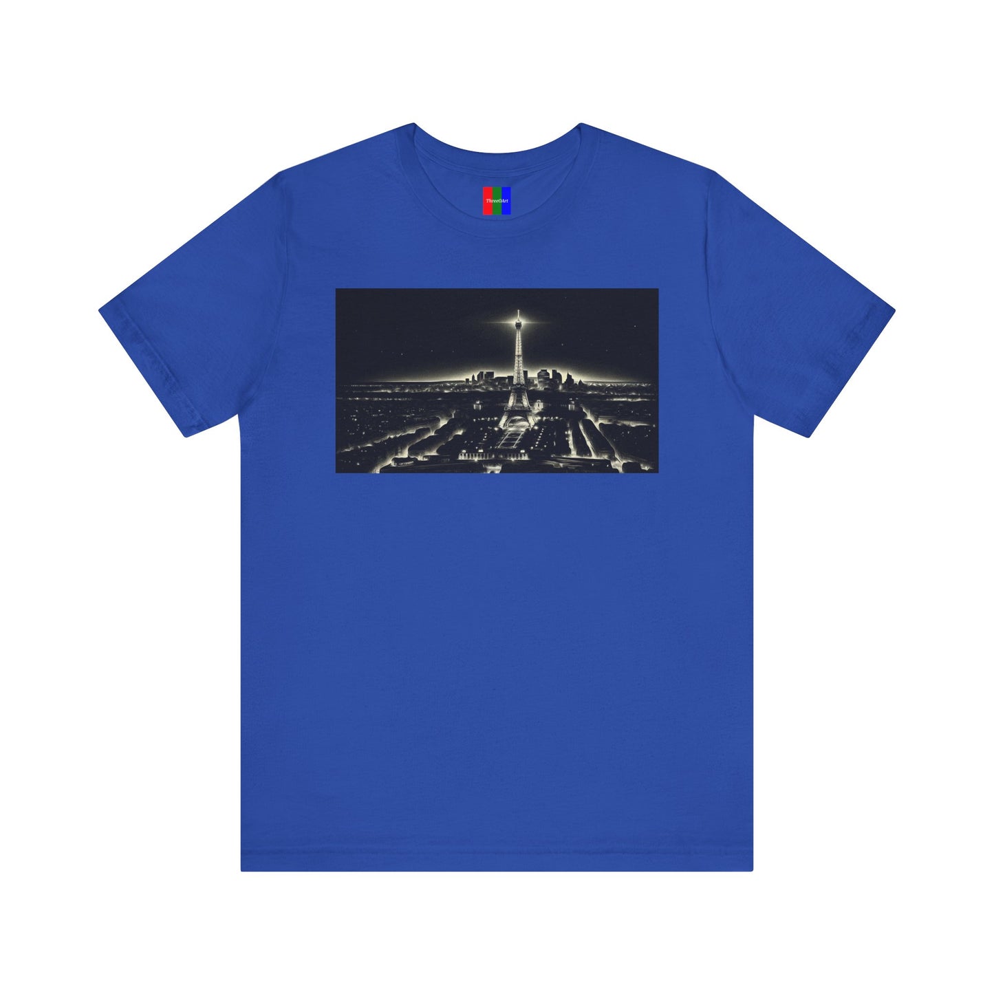 3. Eiffel Tower Paris France from Landmarks Collection - Unisex T-shirt