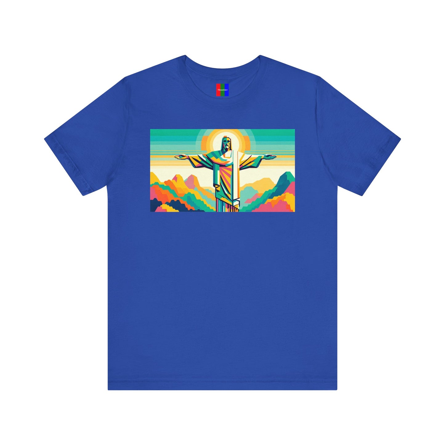 2. Christ the Redeemer Brazil from Landmarks Collection - Unisex T-shirt